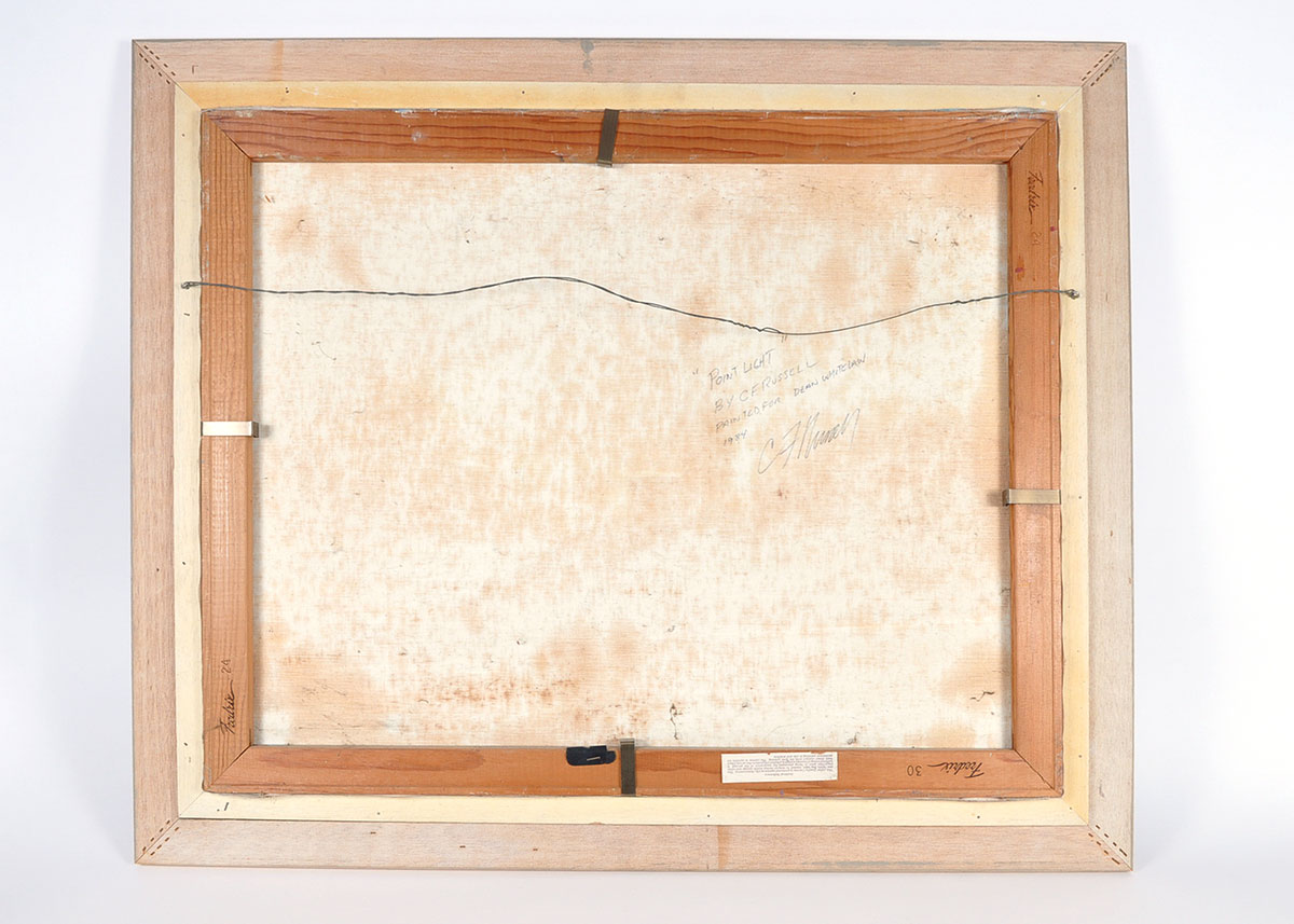 "Point Light" Oil Painting by C.F. Russell