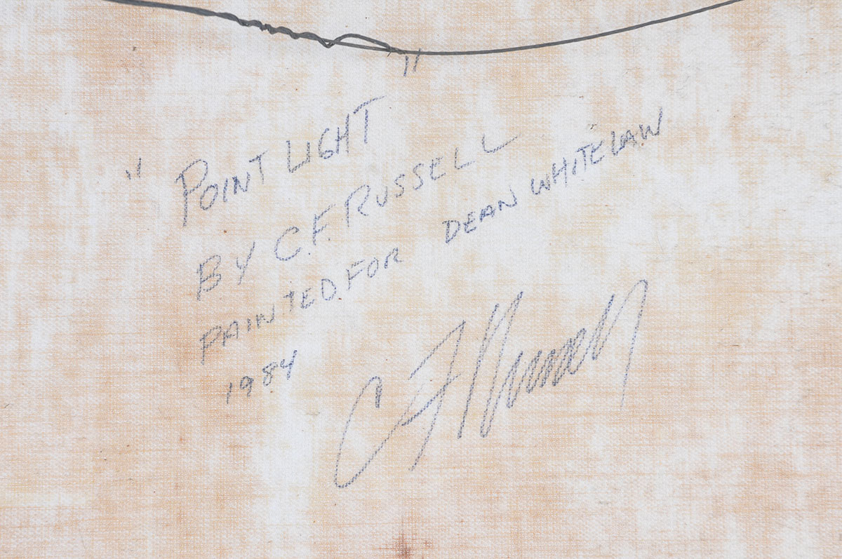 "Point Light" Oil Painting by C.F. Russell