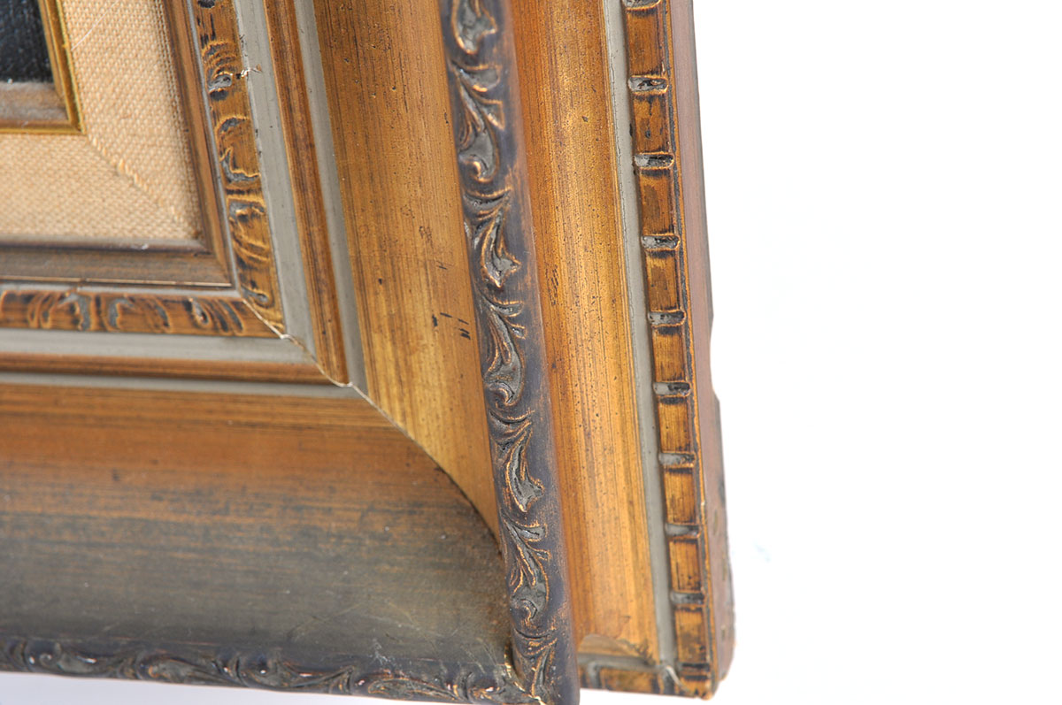 J. Donaldson Still Life of Apples  Oil Painting