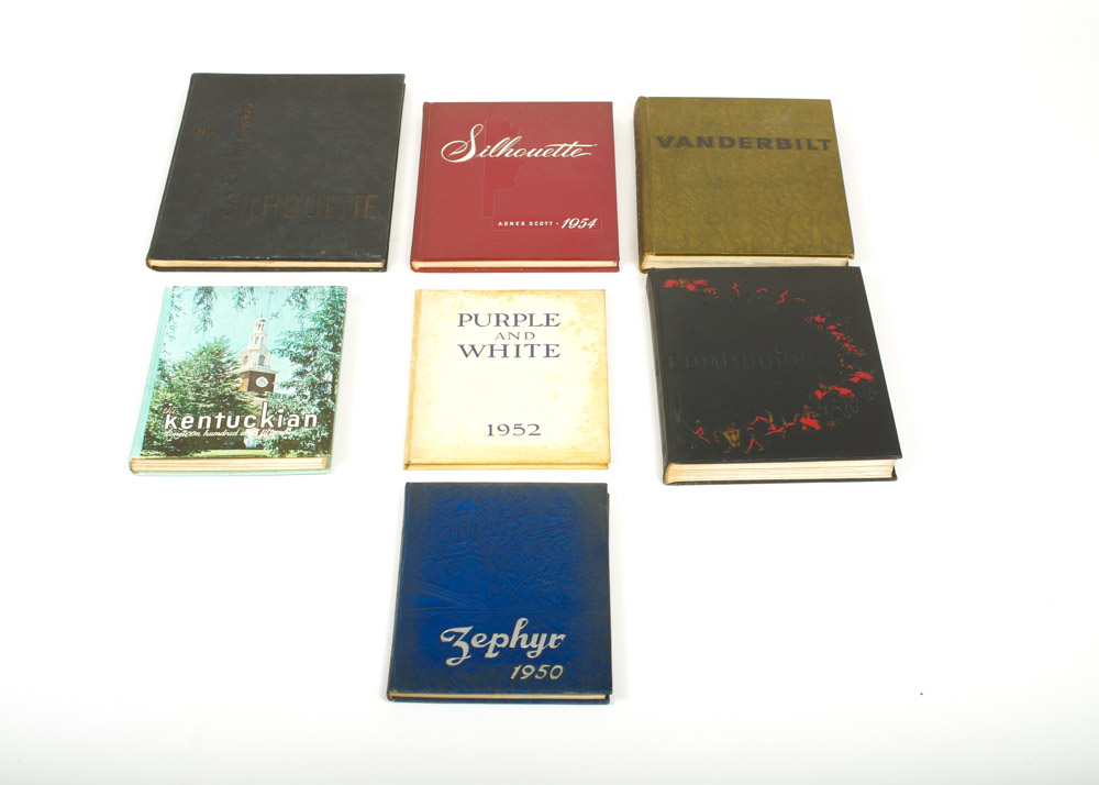 Collection of Vintage Yearbooks