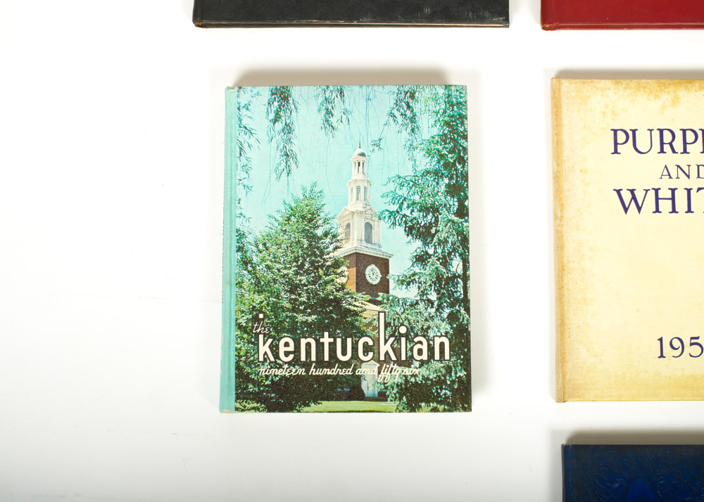Collection of Vintage Yearbooks
