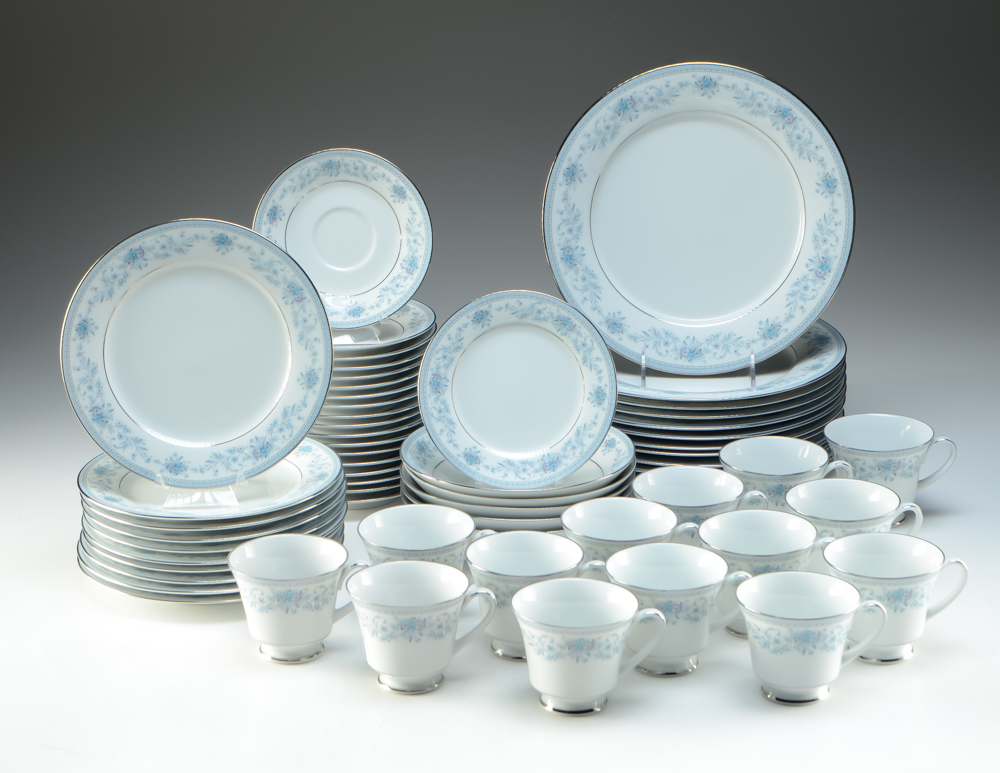 Assorted Set of Discontinued Noritake "Blue Hill" China