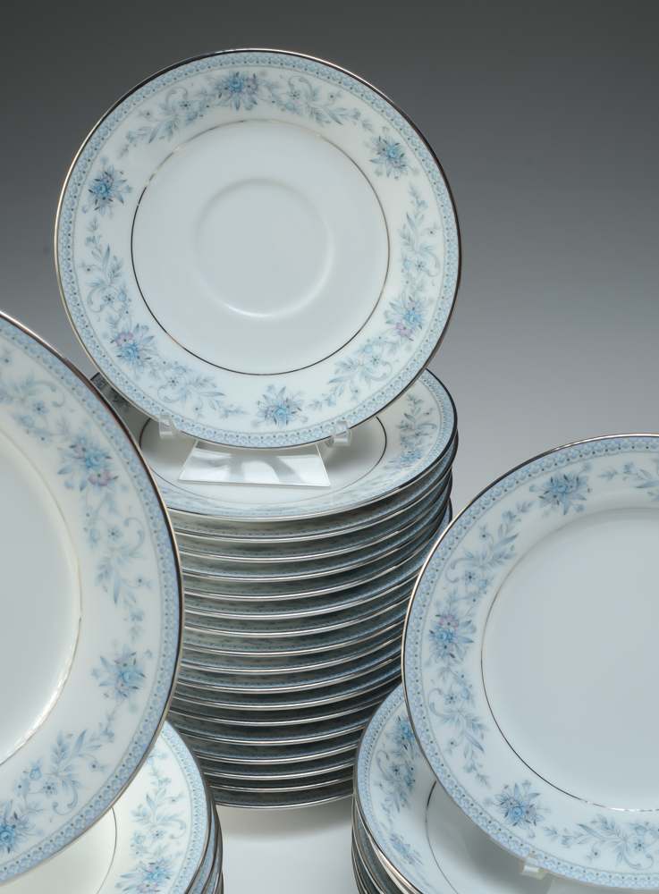 Assorted Set of Discontinued Noritake "Blue Hill" China