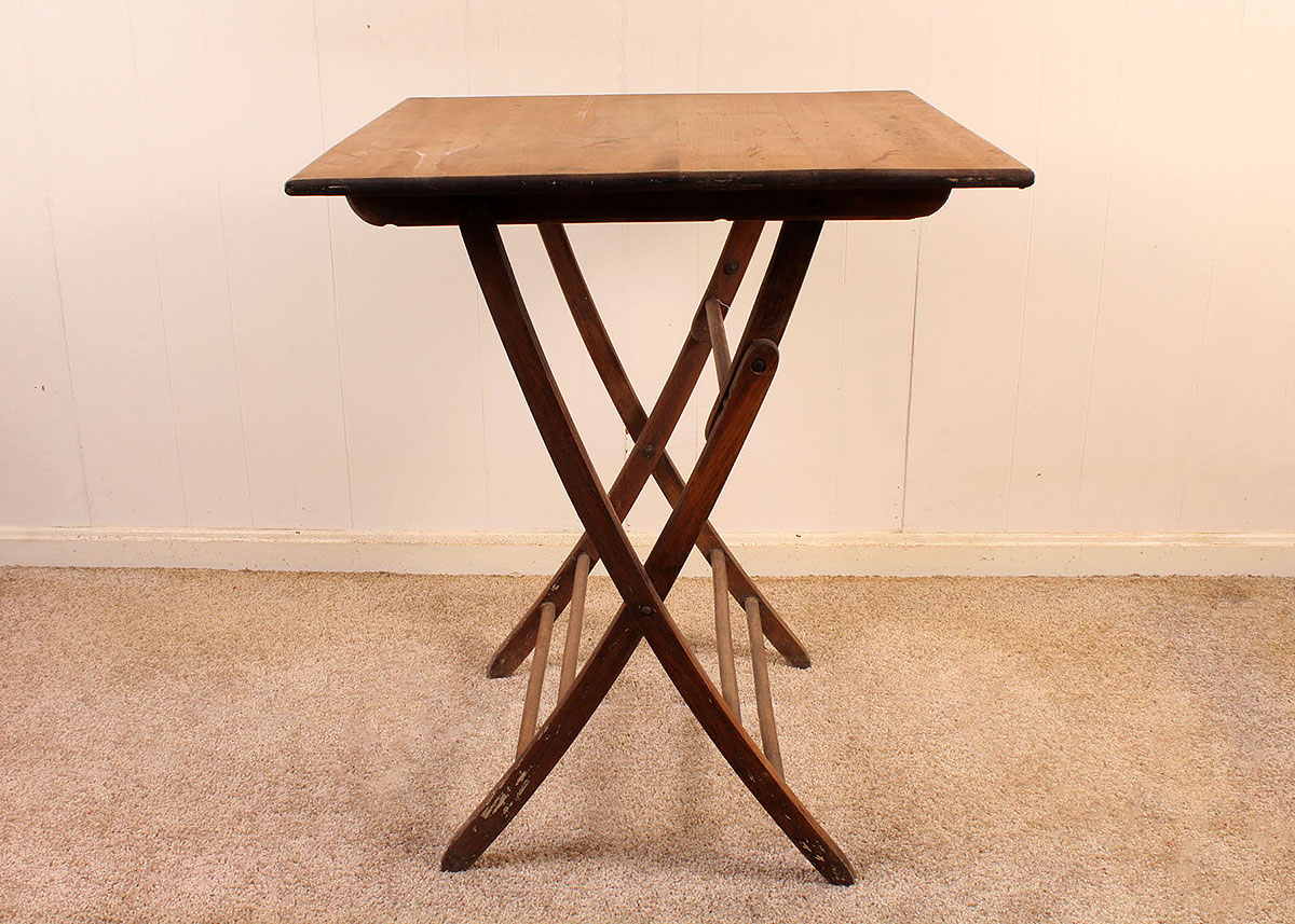 Vintage Collapsible Wooden Table