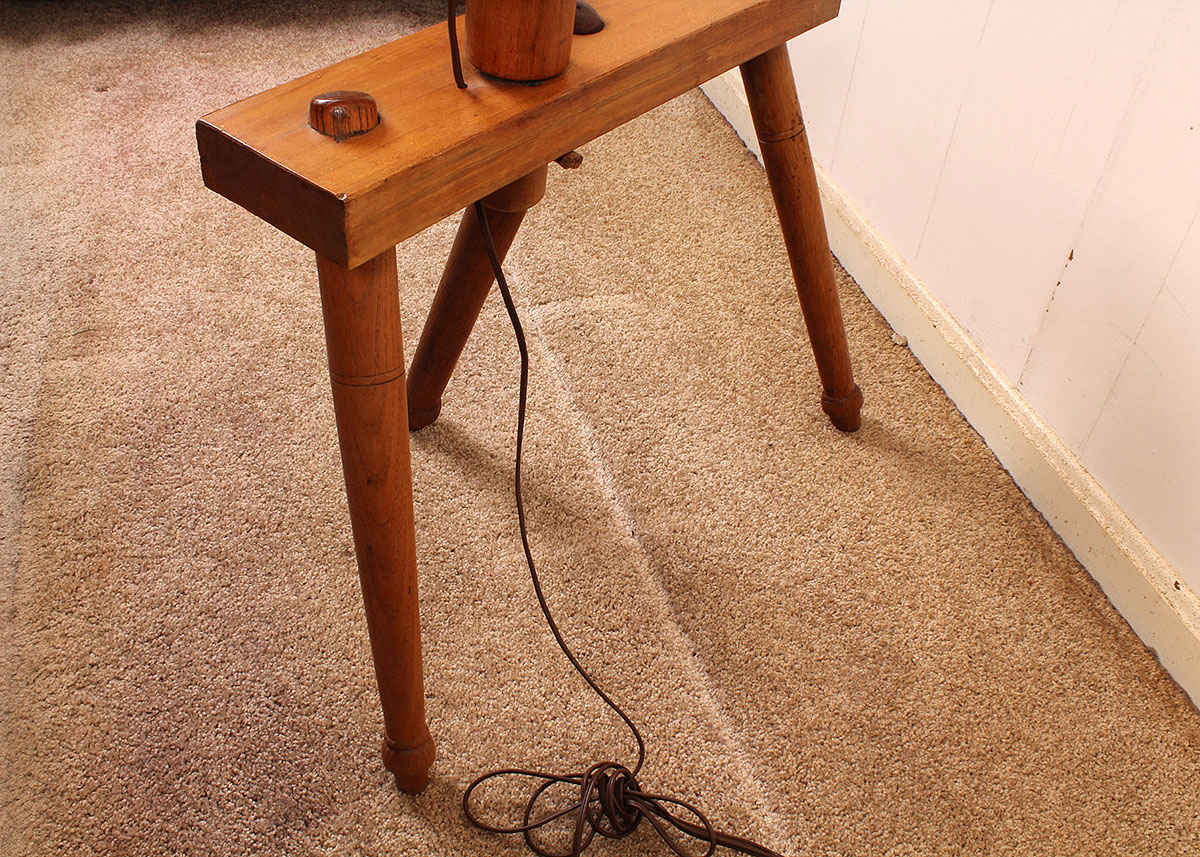 Rustic Lamp Table