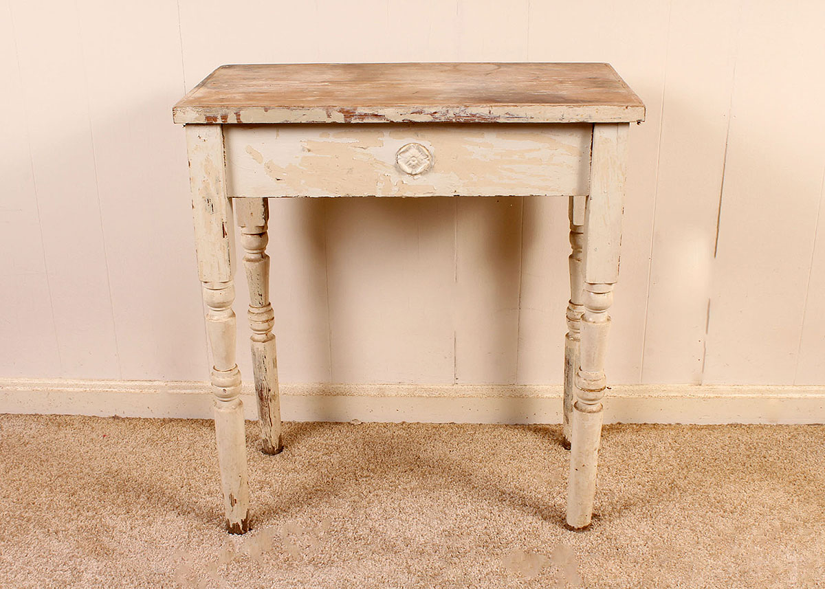 Rustic Victorian Side Table