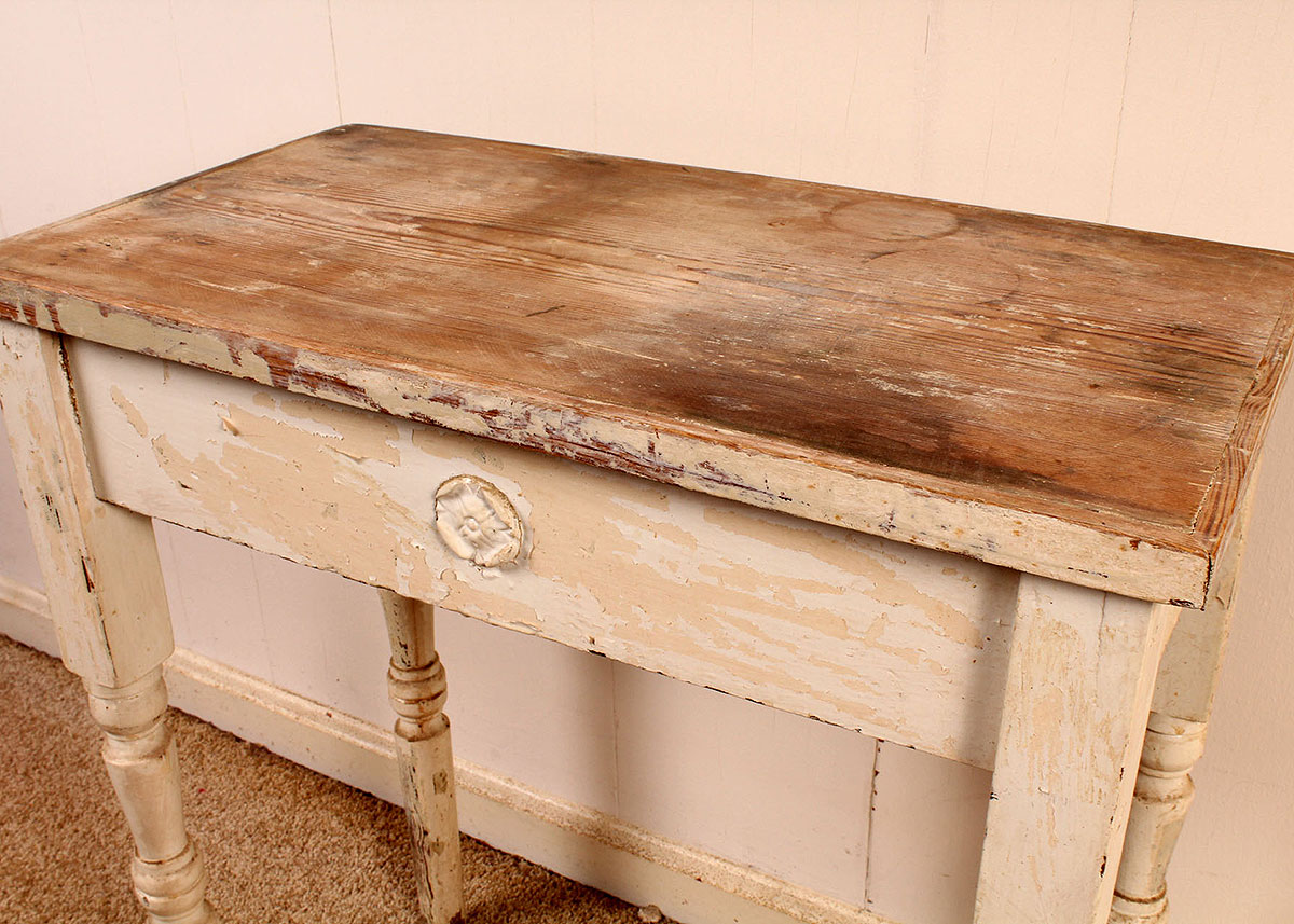 Rustic Victorian Side Table