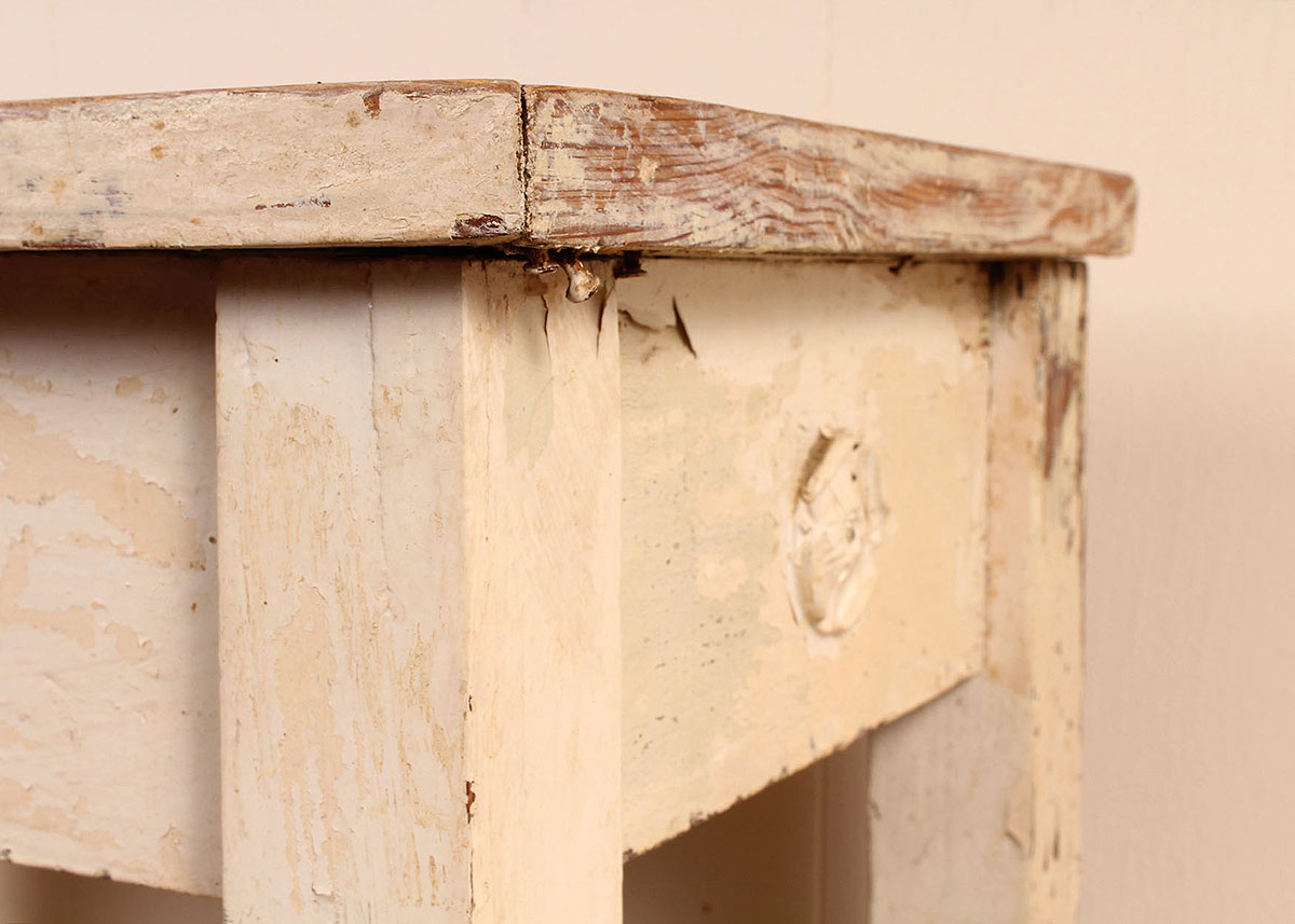 Rustic Victorian Side Table