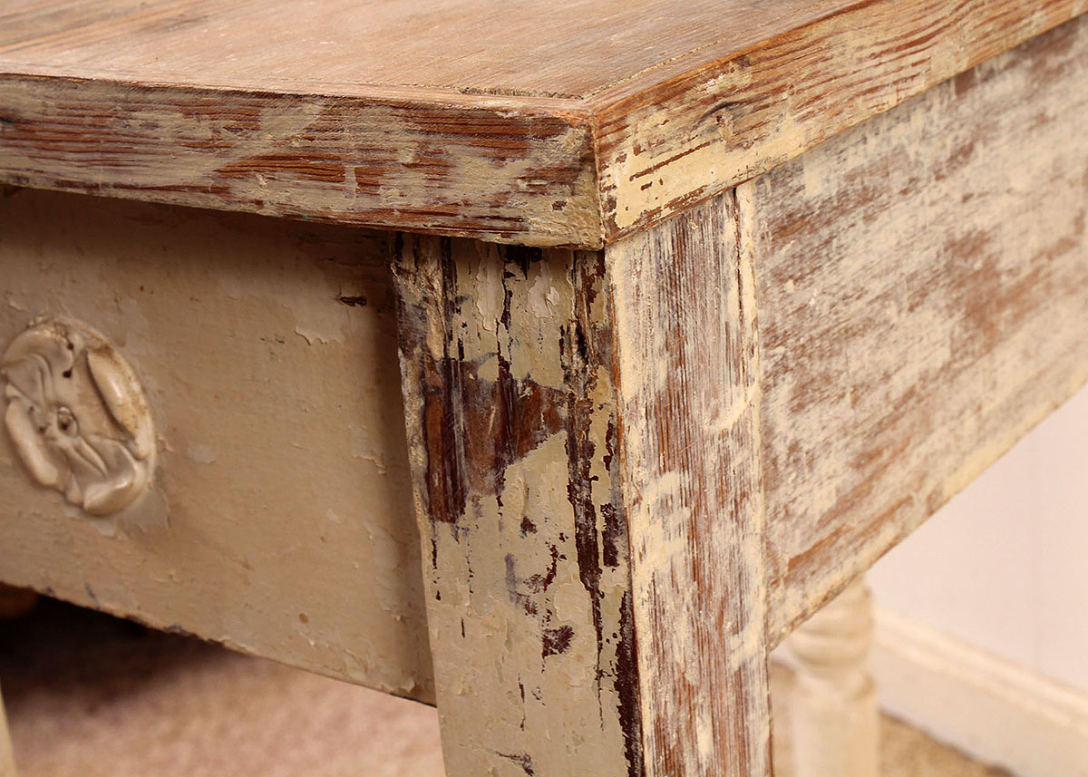 Rustic Victorian Side Table