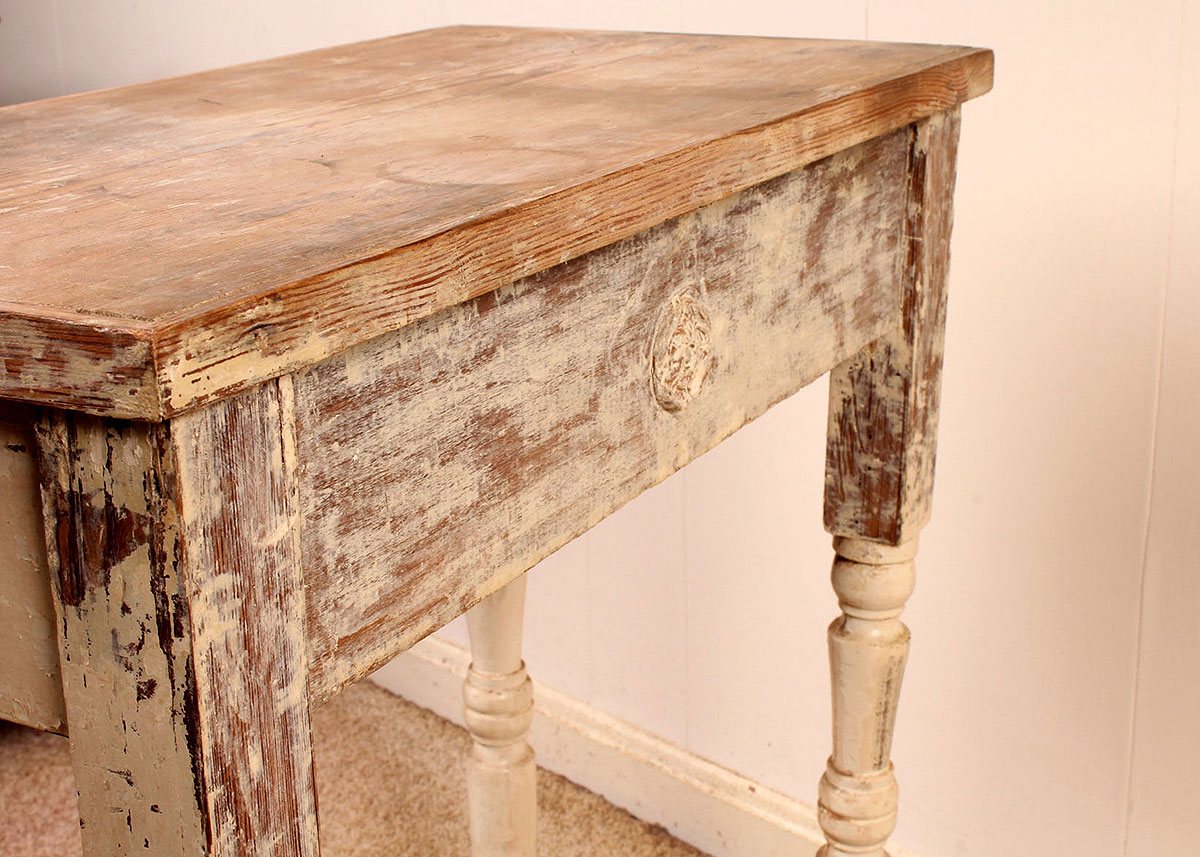Rustic Victorian Side Table
