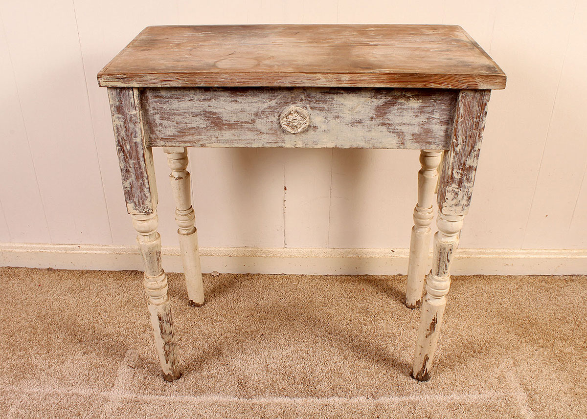 Rustic Victorian Side Table