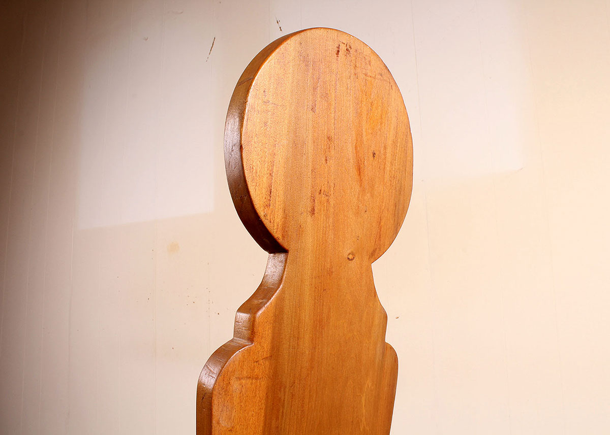 Three Legged Milking or Spinning Folk Art Chair