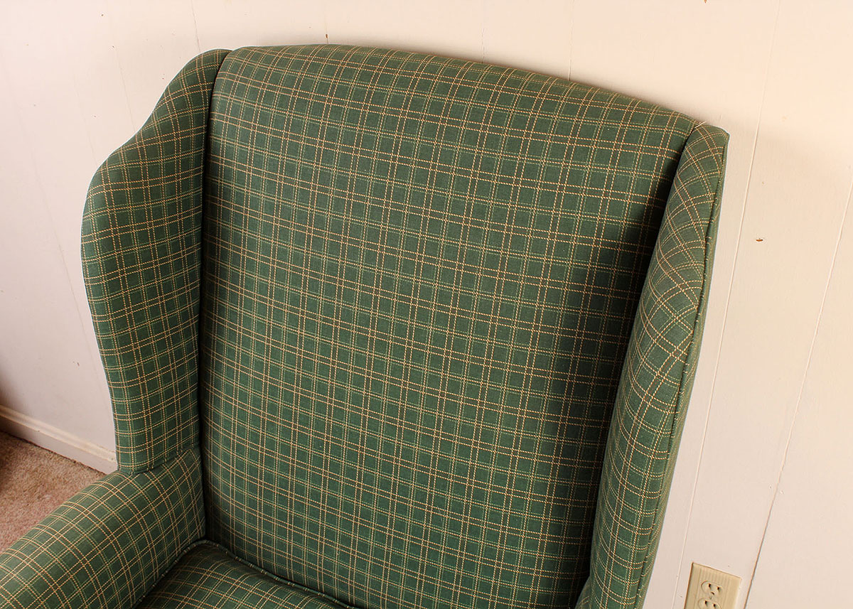 Upholstered Wingback Chair