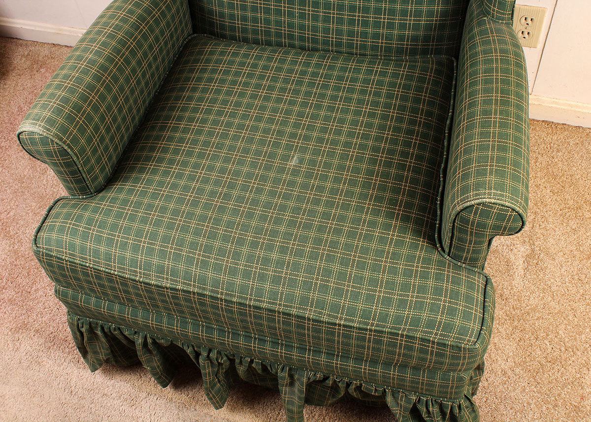 Upholstered Wingback Chair