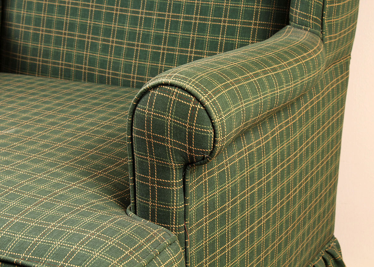 Upholstered Wingback Chair