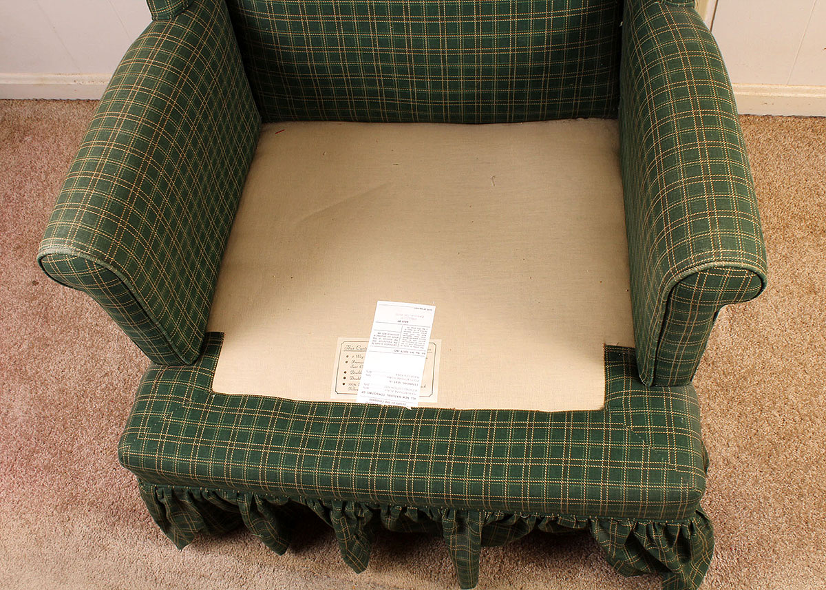 Upholstered Wingback Chair