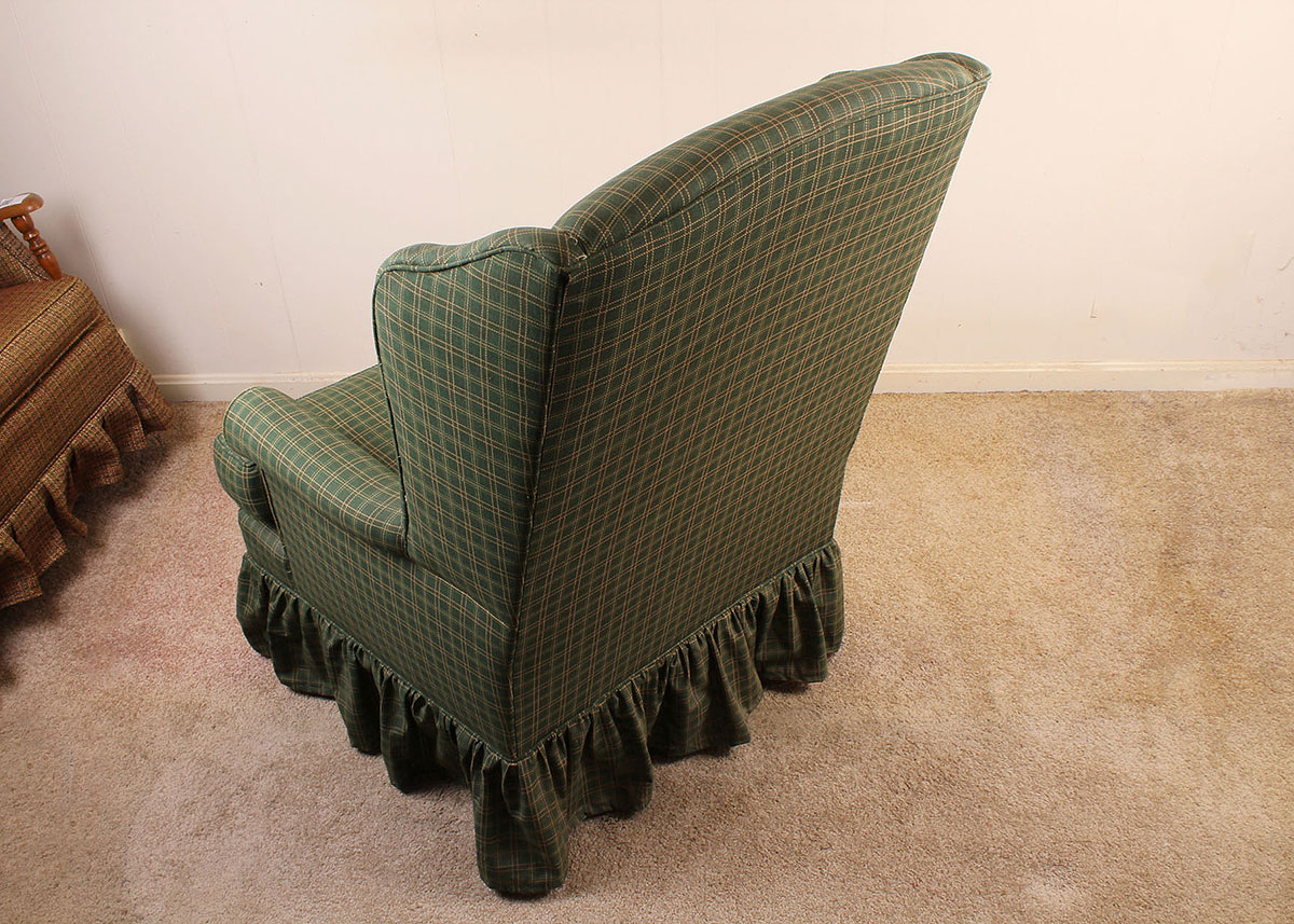 Upholstered Wingback Chair