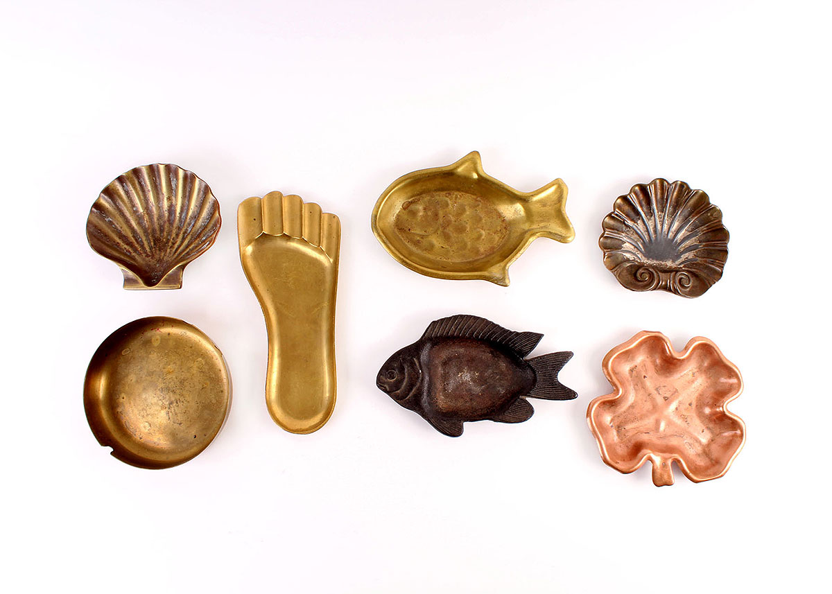 Assorted Metal Ash Collectors