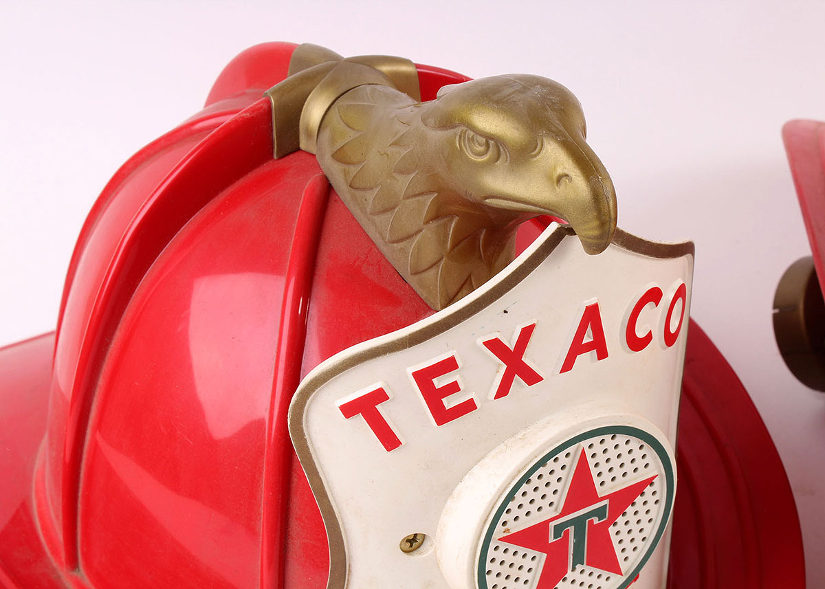 Vintage Texaco Children's Toy Helmets