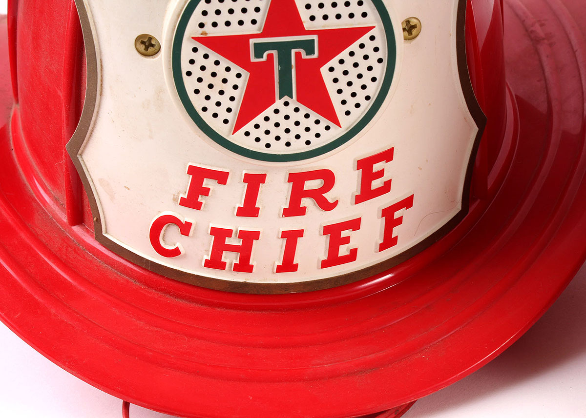 Vintage Texaco Children's Toy Helmets