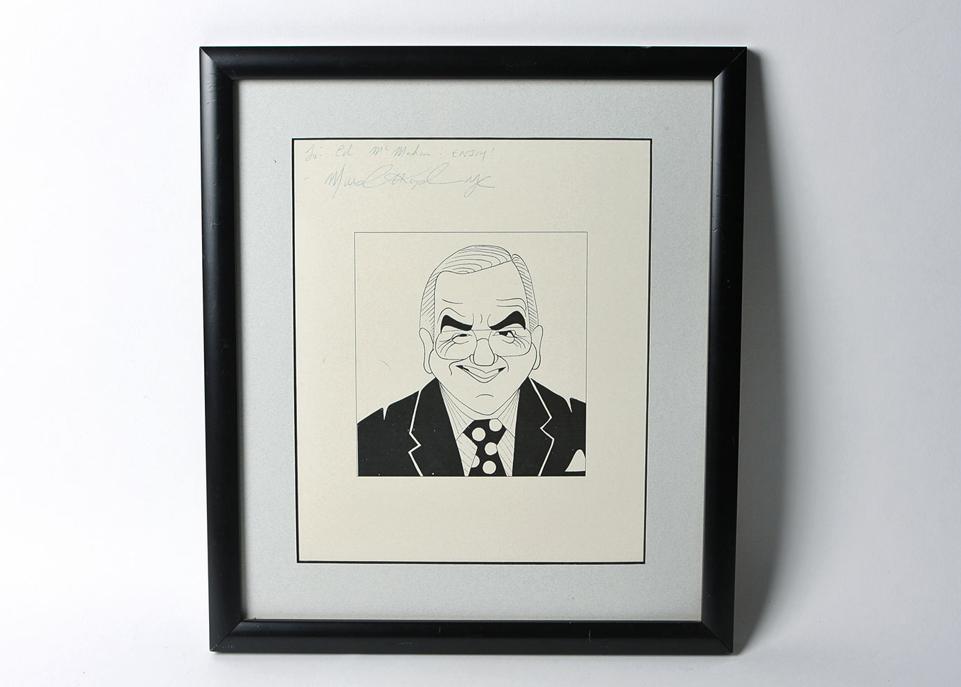 Signed Marshall Jay Kaplan Serigraph of Ed McMahon
