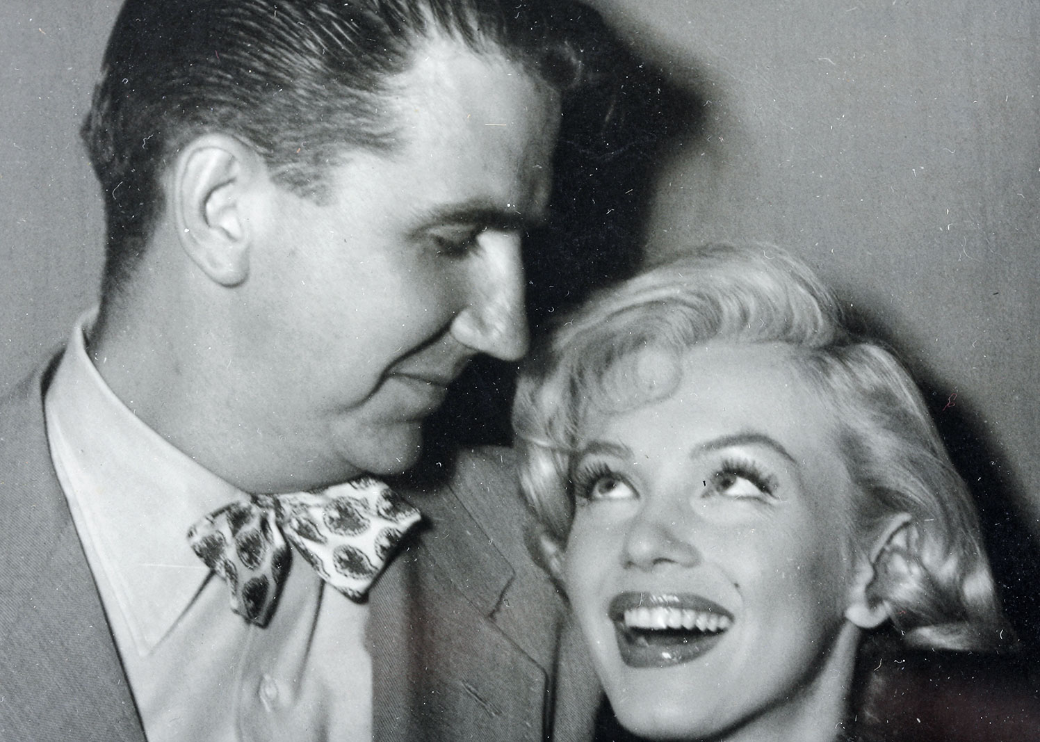 Original Negative and Silver Gelatin Photograph of Ed McMahon and Marilyn Monroe