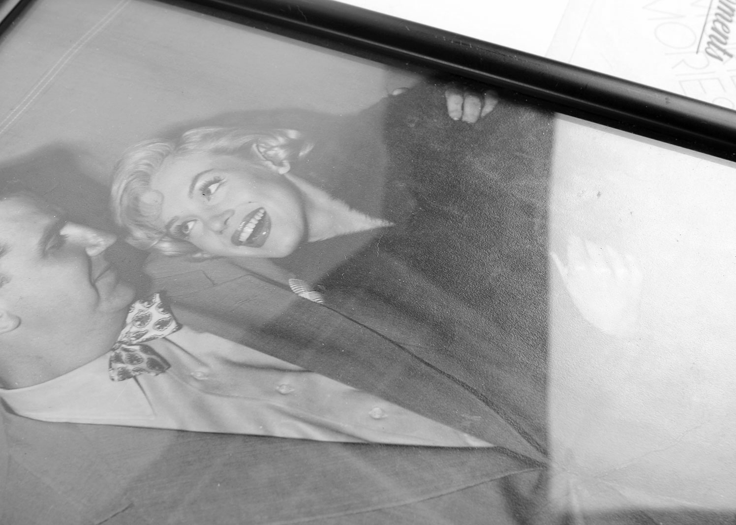 Original Negative and Silver Gelatin Photograph of Ed McMahon and Marilyn Monroe