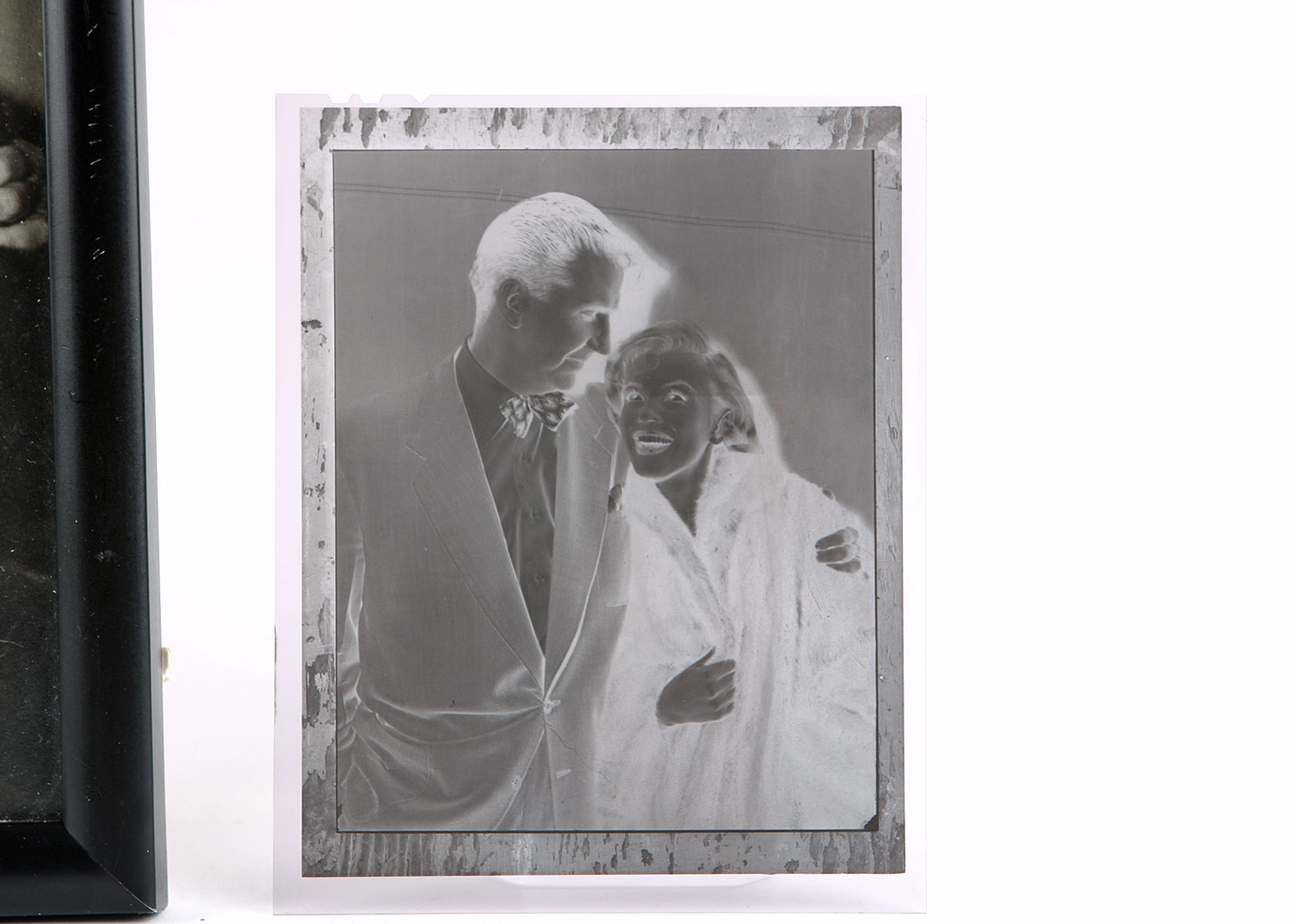 Original Negative and Silver Gelatin Photograph of Ed McMahon and Marilyn Monroe