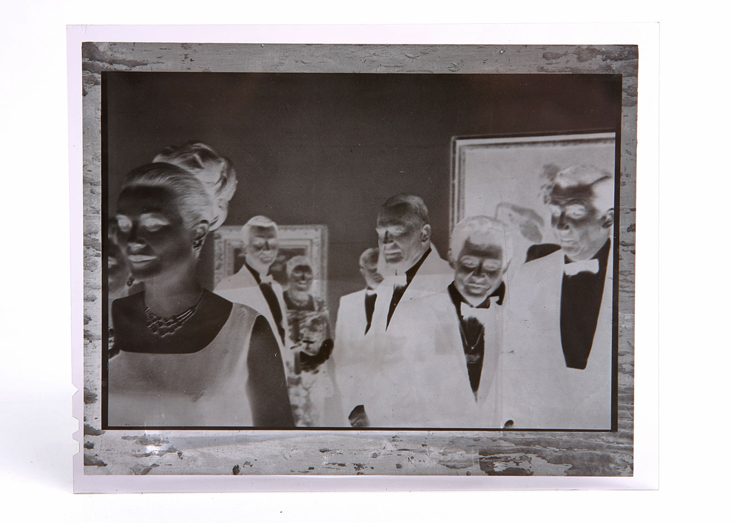 Original Negative and Silver Gelitan Photograph of Ed McMahon with Grace Kelly