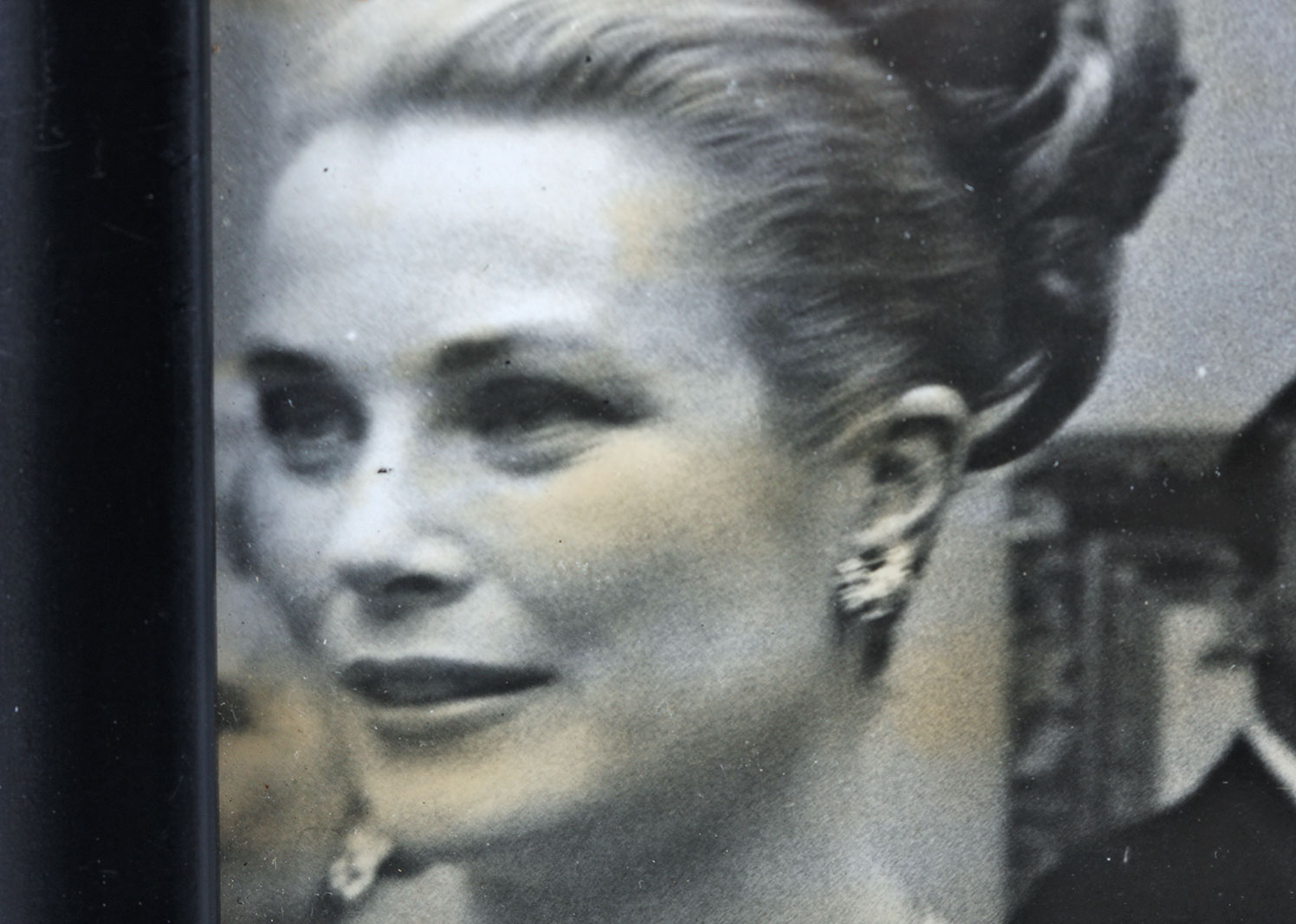 Original Negative and Silver Gelitan Photograph of Ed McMahon with Grace Kelly