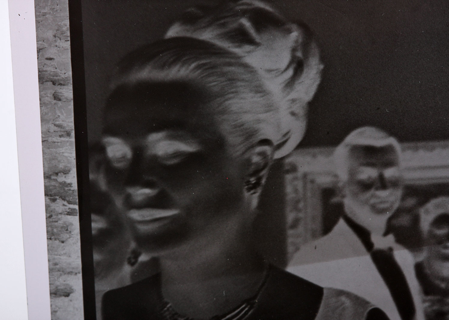 Original Negative and Silver Gelitan Photograph of Ed McMahon with Grace Kelly