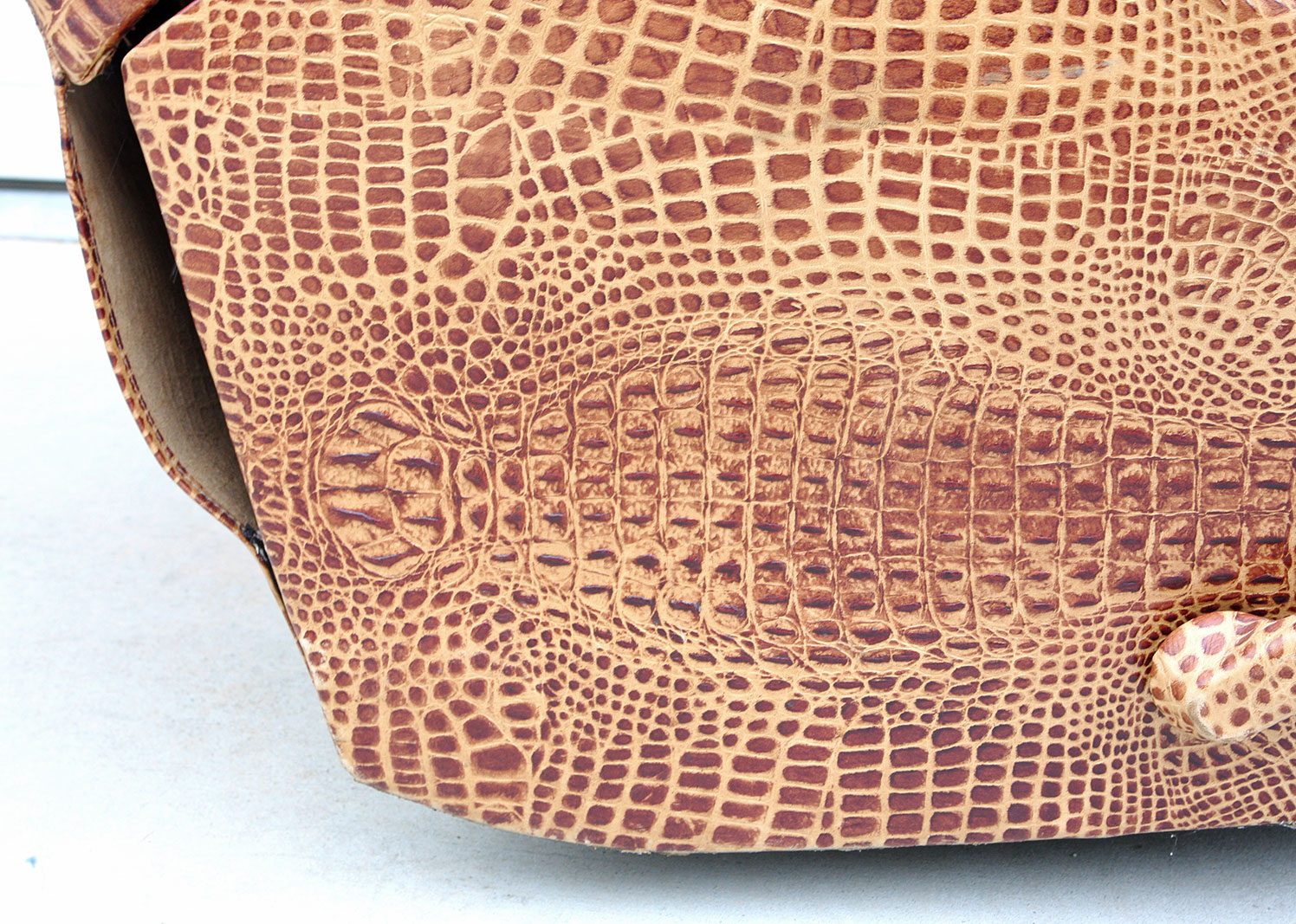 Ed McMahon's Alligator Leather Recliner