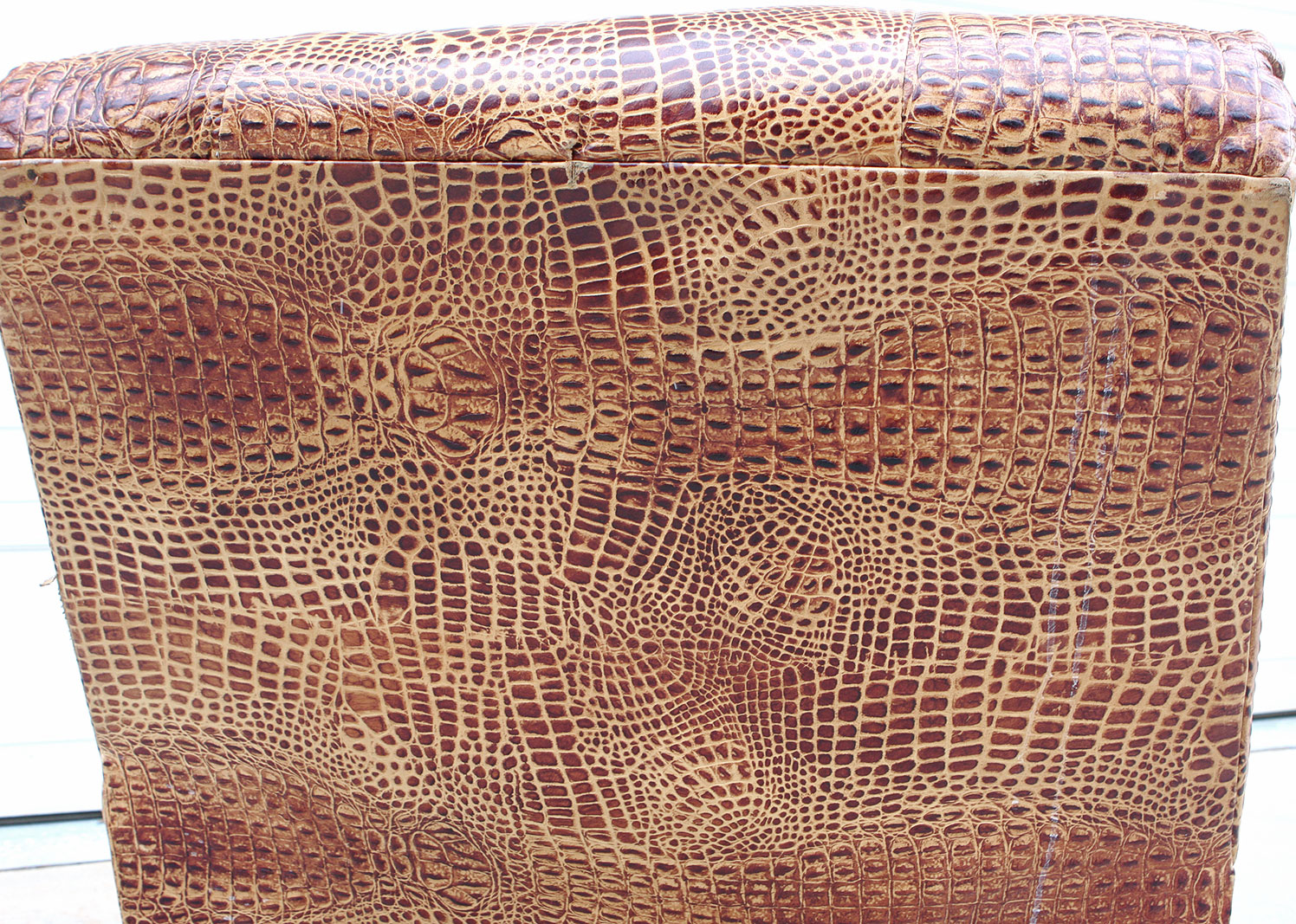 Ed McMahon's Alligator Leather Recliner