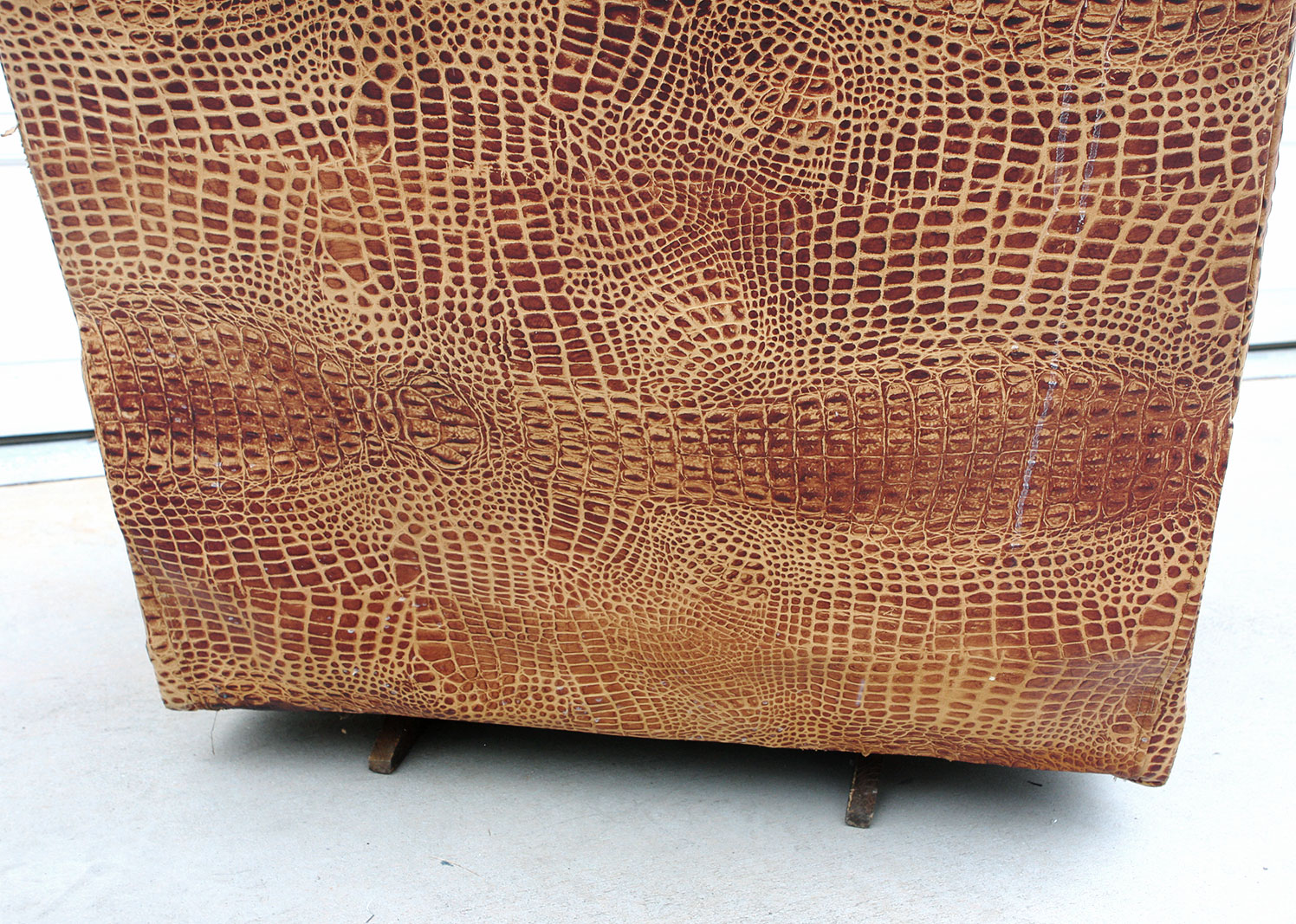 Ed McMahon's Alligator Leather Recliner