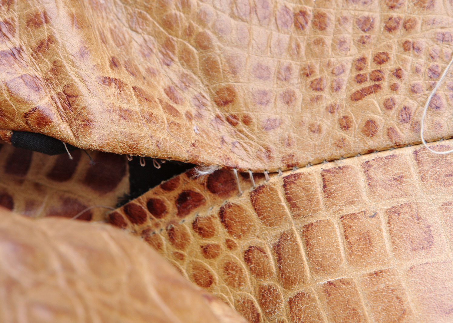 Ed McMahon's Alligator Leather Recliner