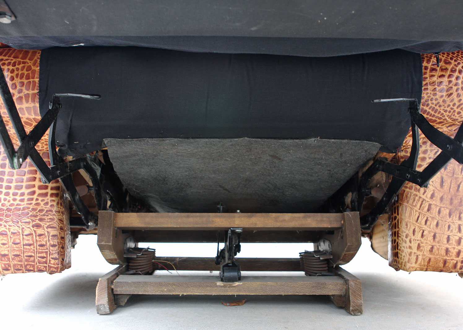 Ed McMahon's Alligator Leather Recliner