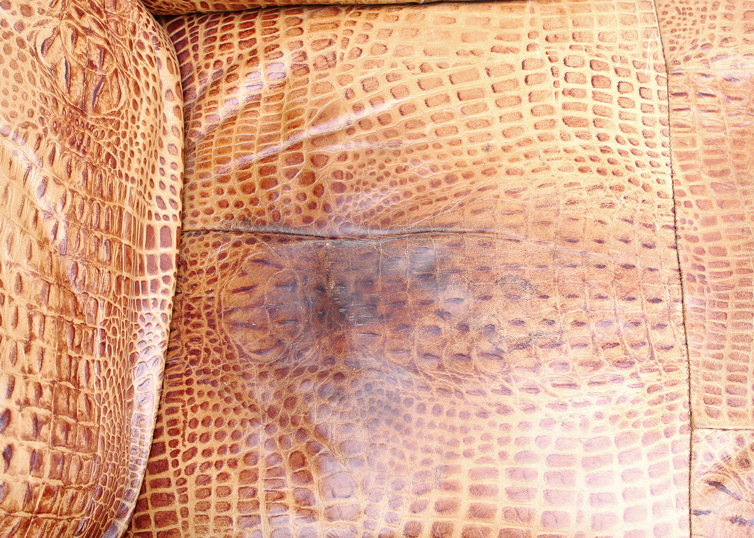 Ed McMahon's Alligator Leather Recliner