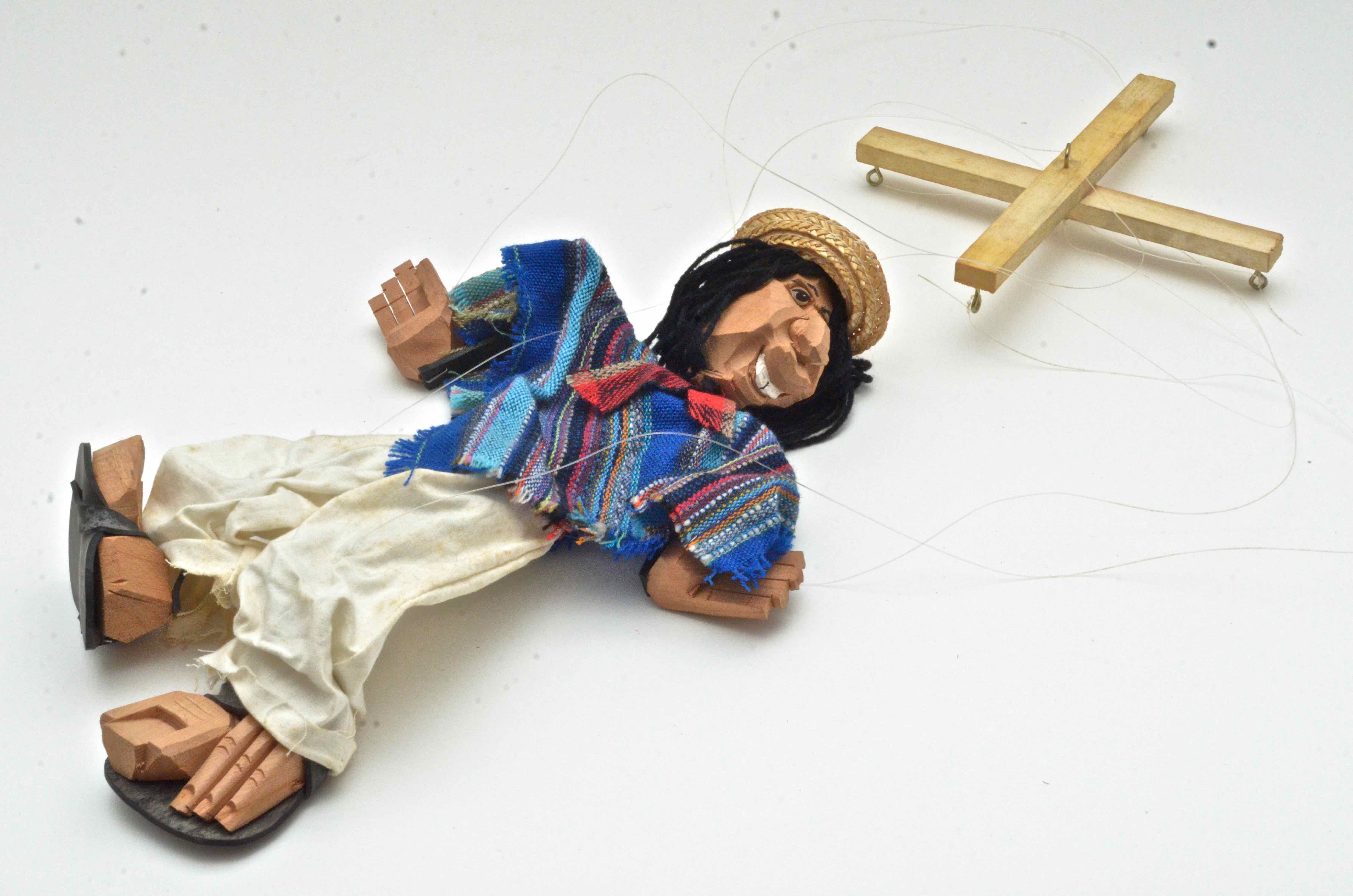 Three Marrionettes including Vintage Pinnochio