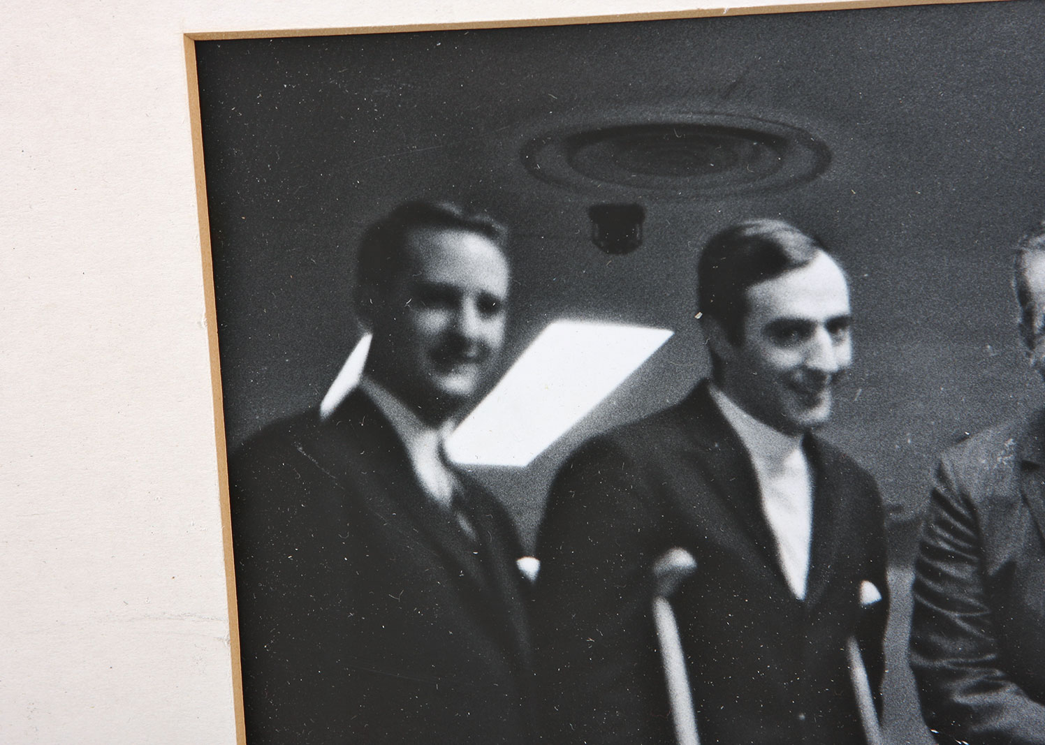 Framed Silver Gelatin Photograph of Ed McMahon, OJ Simpson and Others