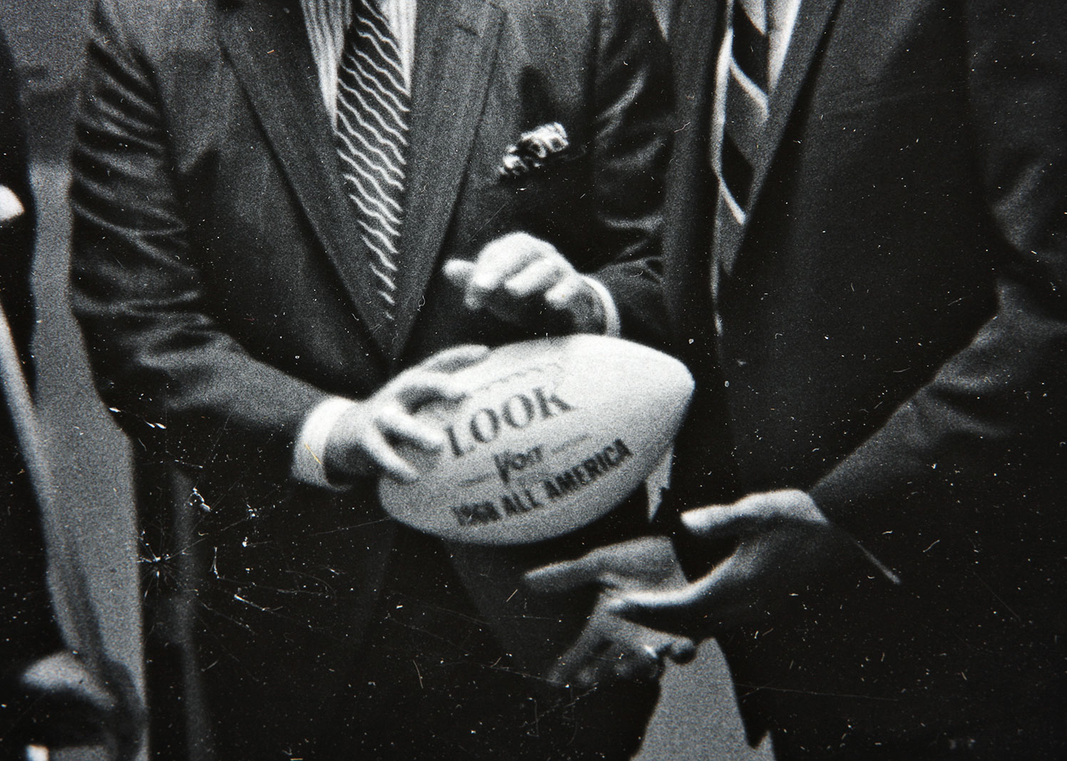 Framed Silver Gelatin Photograph of Ed McMahon, OJ Simpson and Others