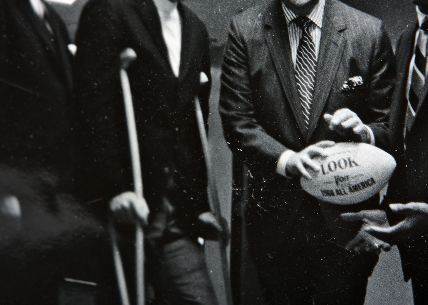 Framed Silver Gelatin Photograph of Ed McMahon, OJ Simpson and Others