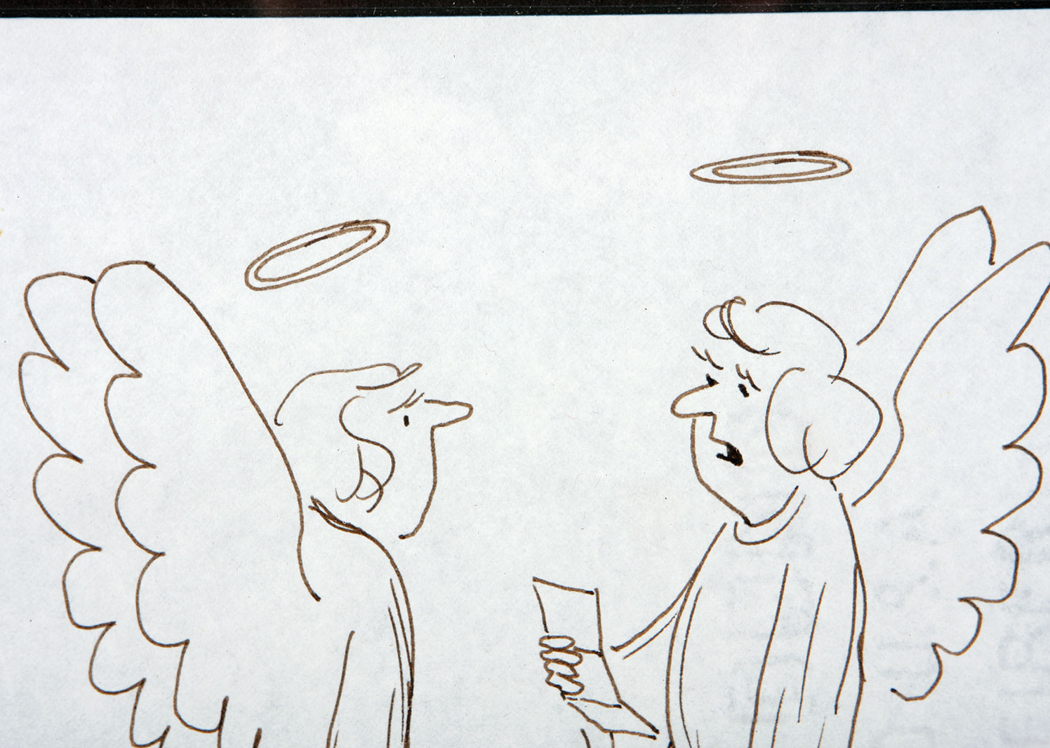 George B. Abbott Pen and Ink Original Illustration Published in "Good Housekeeping" June 1993