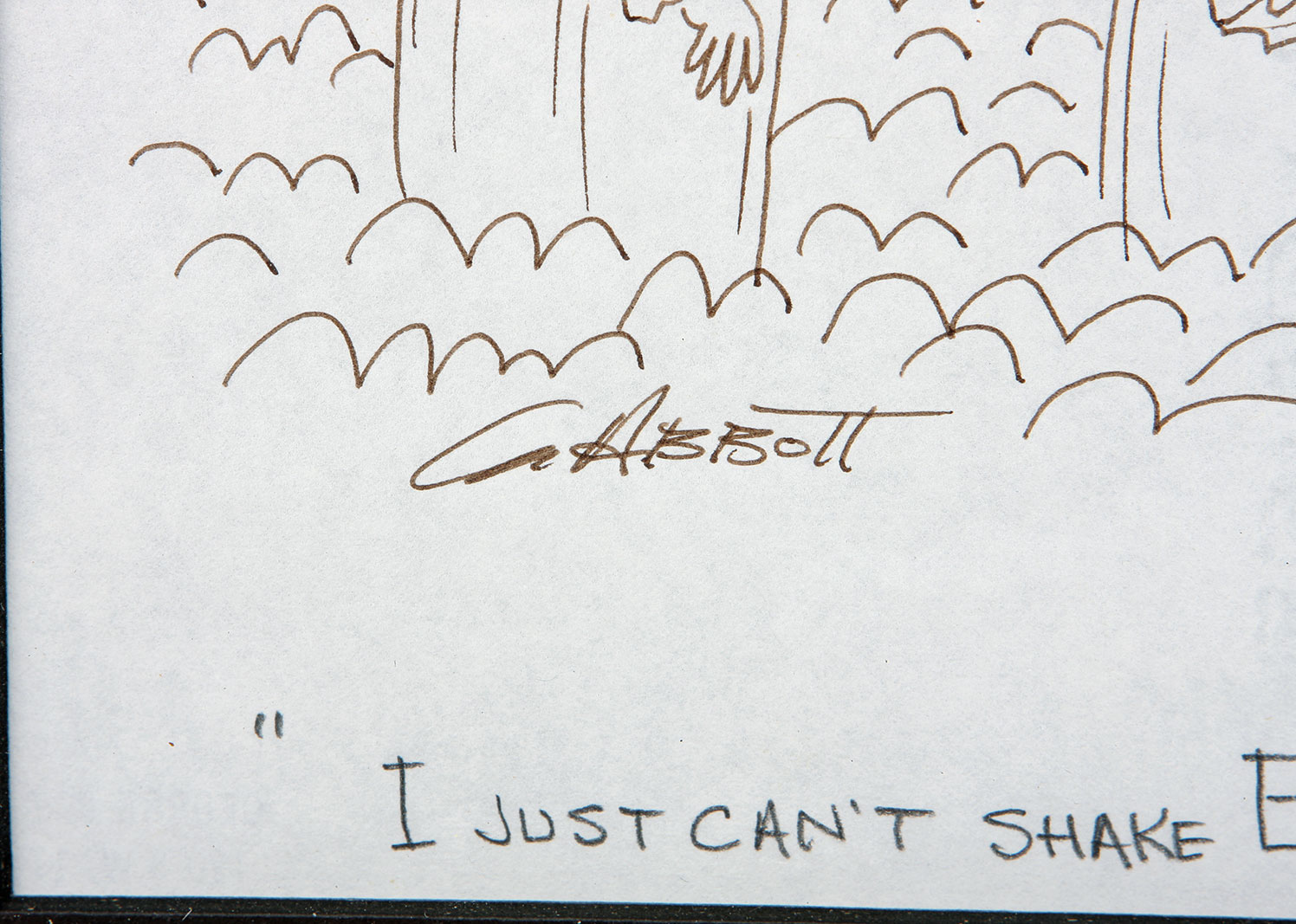 George B. Abbott Pen and Ink Original Illustration Published in "Good Housekeeping" June 1993