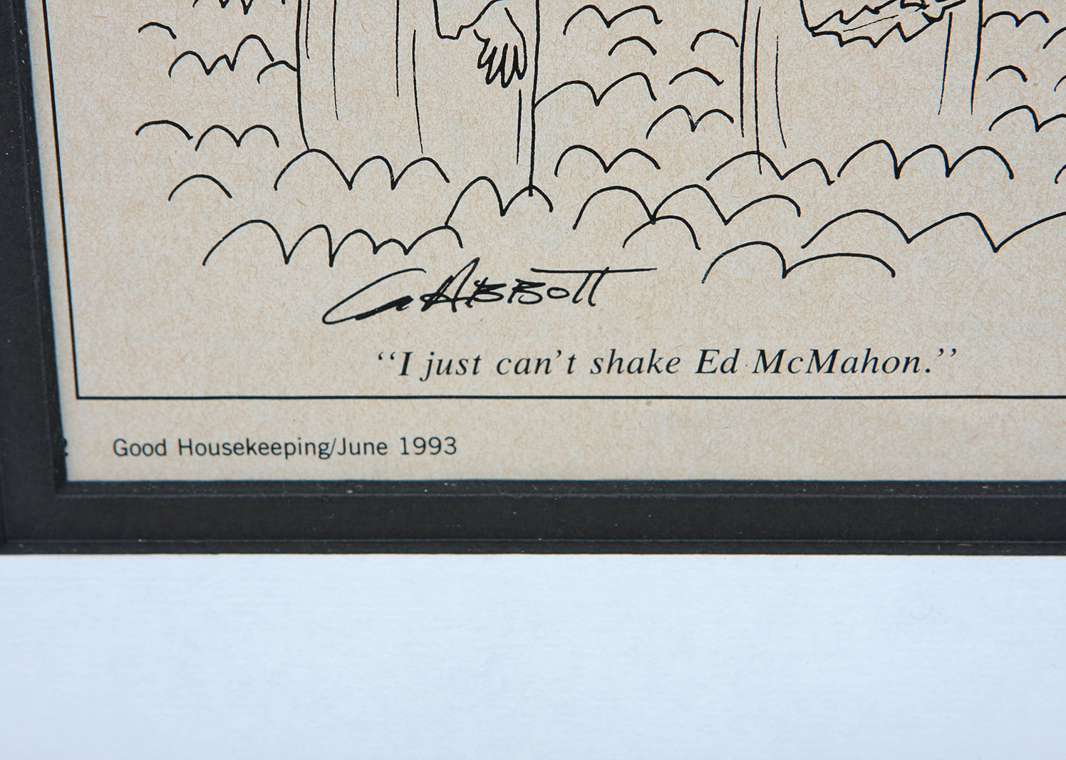 George B. Abbott Pen and Ink Original Illustration Published in "Good Housekeeping" June 1993