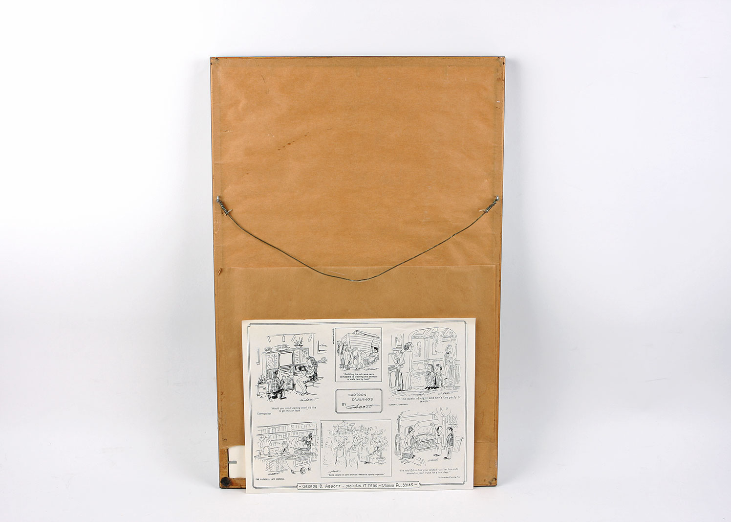 George B. Abbott Pen and Ink Original Illustration Published in "Good Housekeeping" June 1993