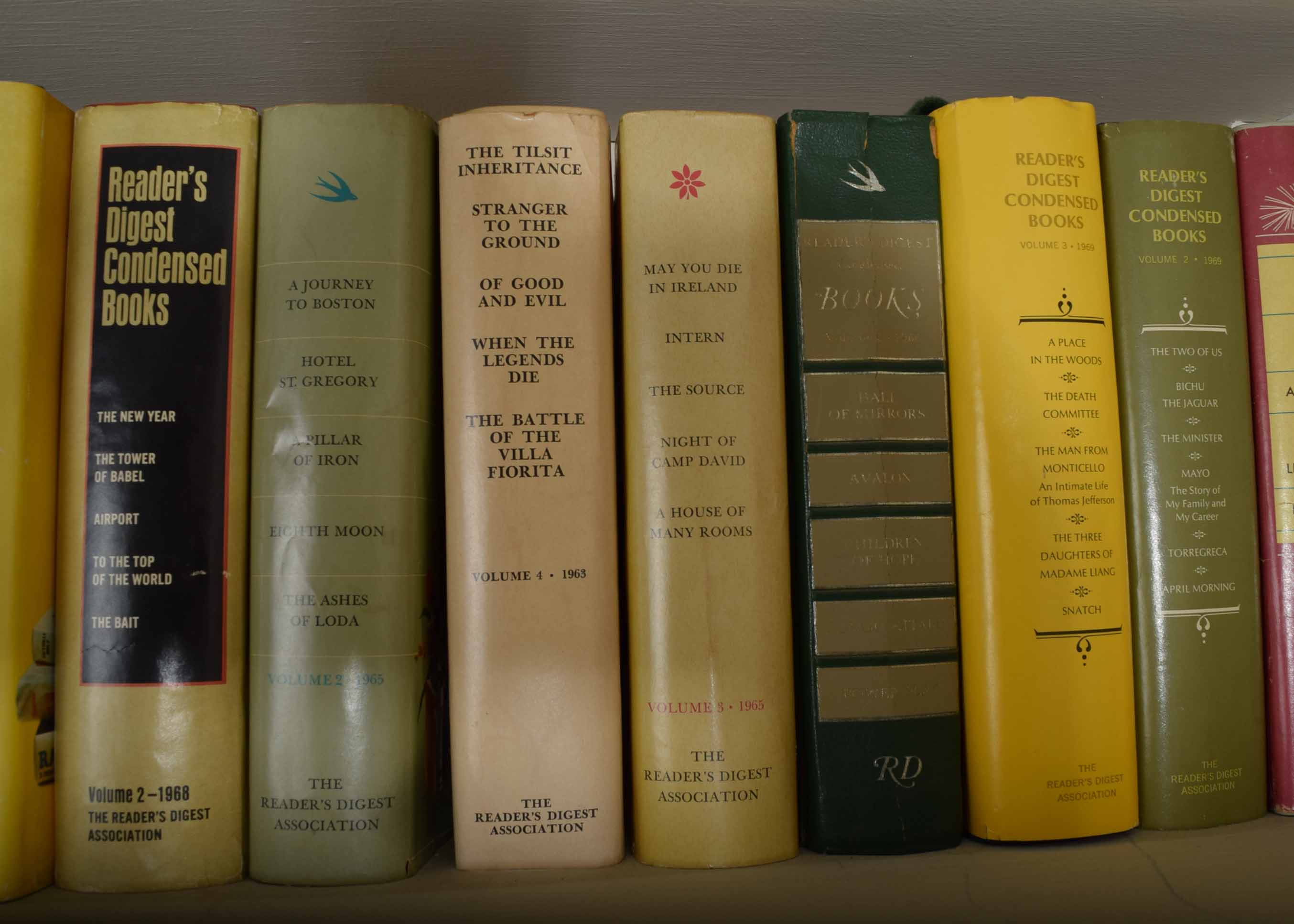1960s Readers Digest Condensed Book Collection