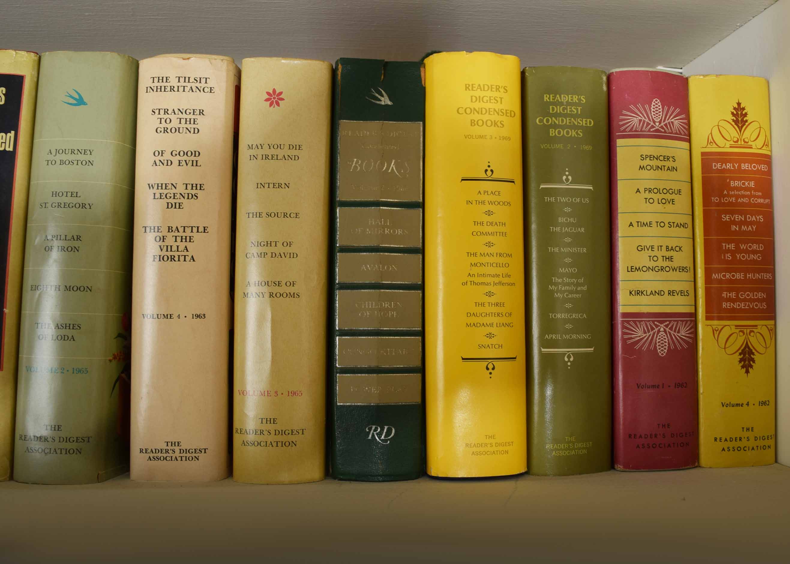 1960s Readers Digest Condensed Book Collection