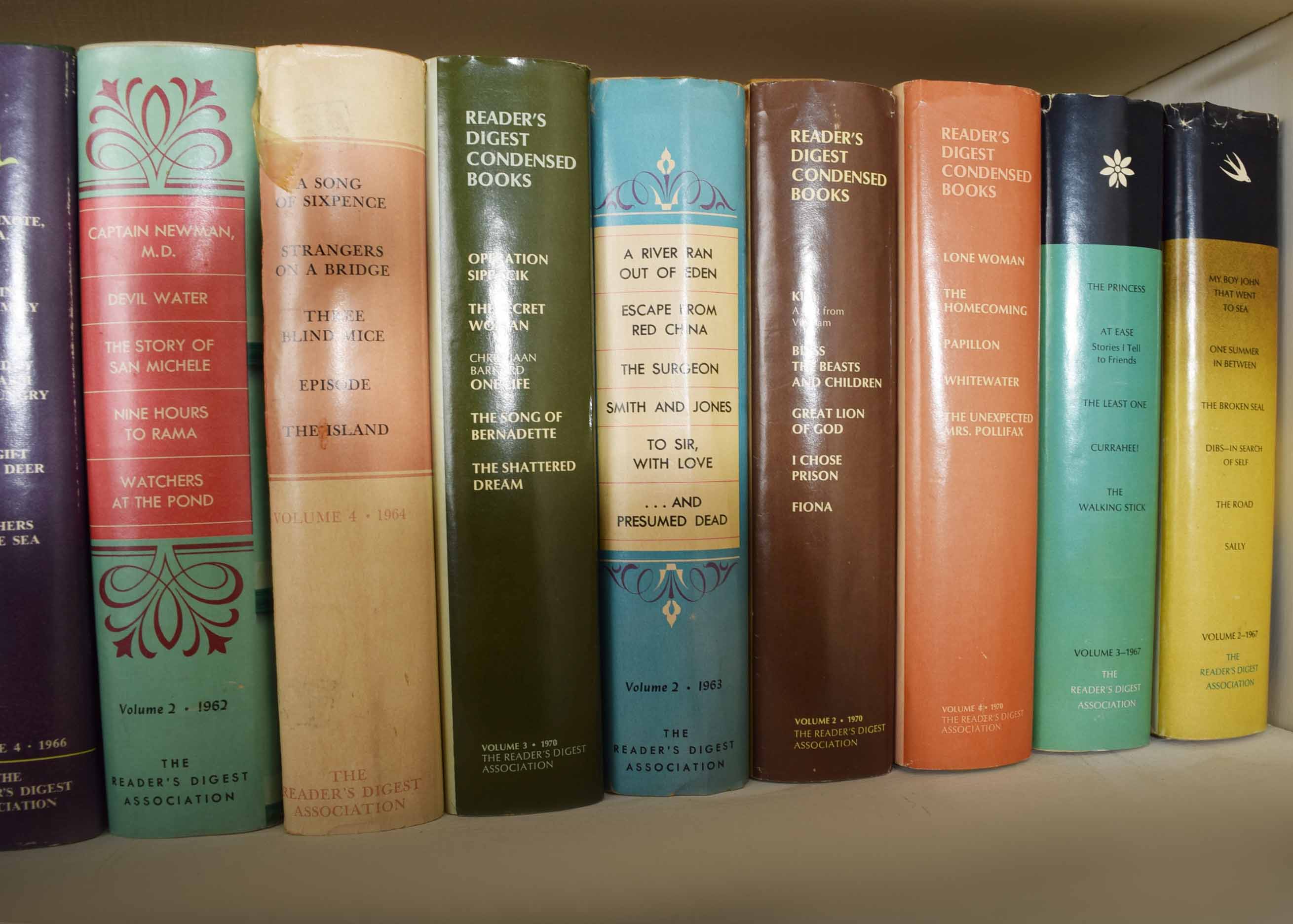 1960s Readers Digest Condensed Book Collection