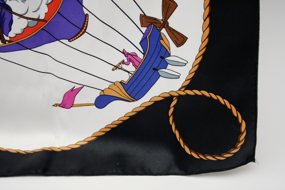 Hermes Silk Hot Air Balloon Scarf