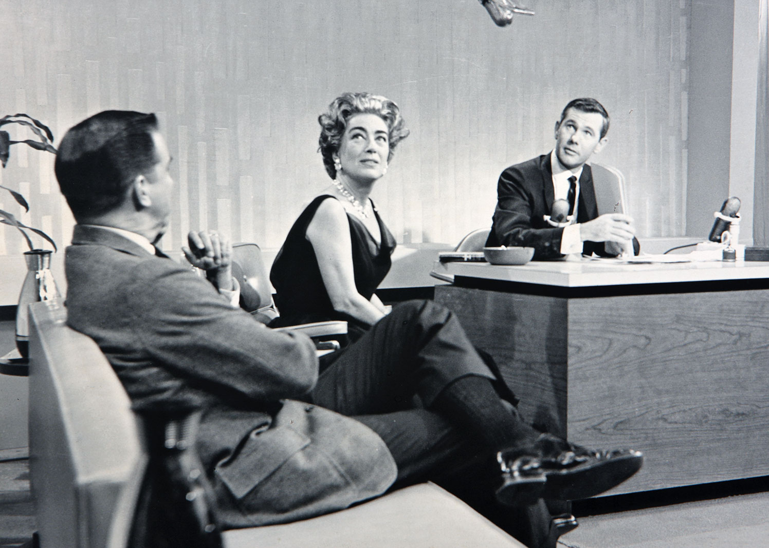 Silver Gelatin Print of First "The Tonight Show" Taping with Joan Crawford